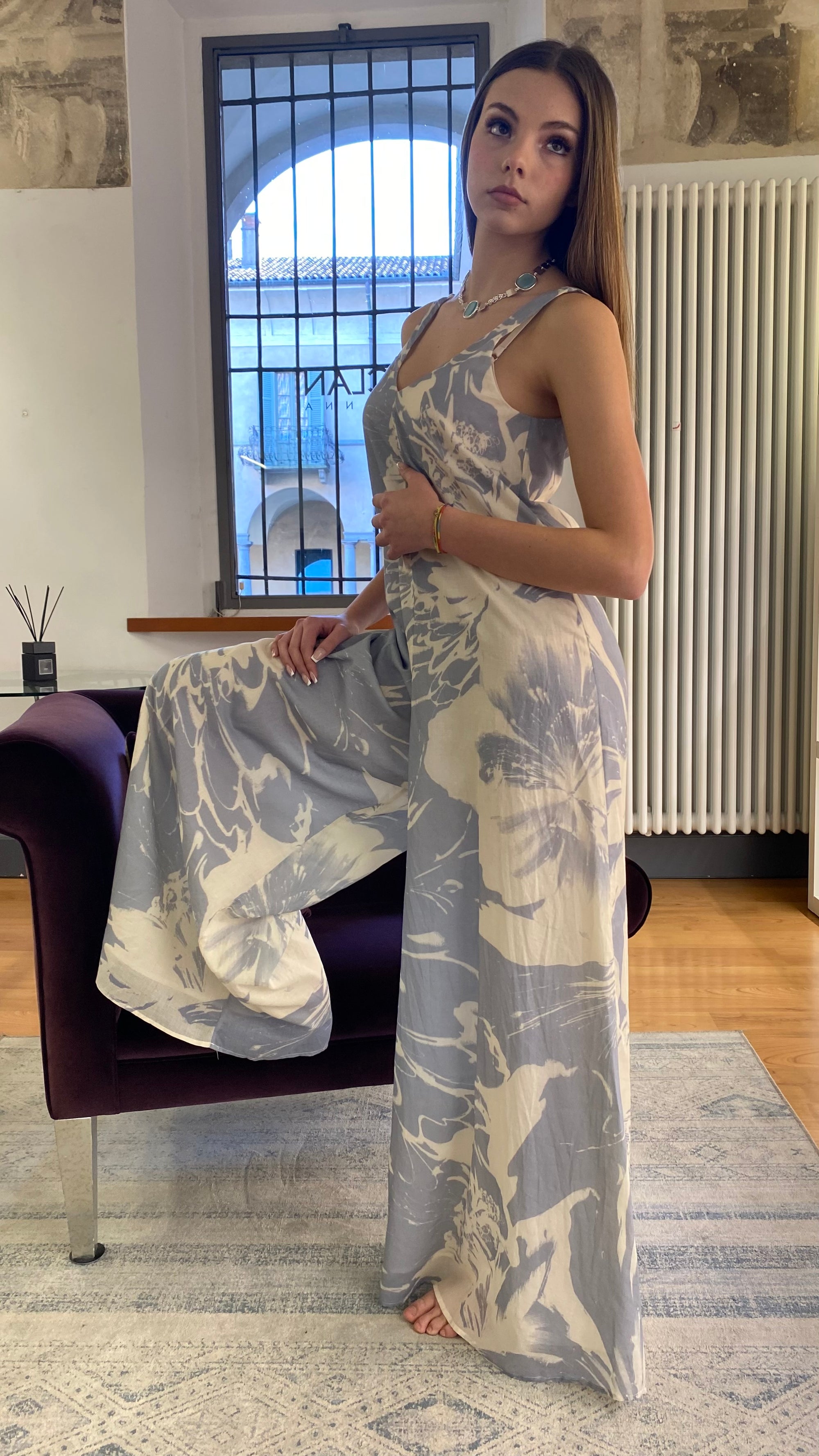 ALESSIA SANTI ABITO TUTA LUNGO