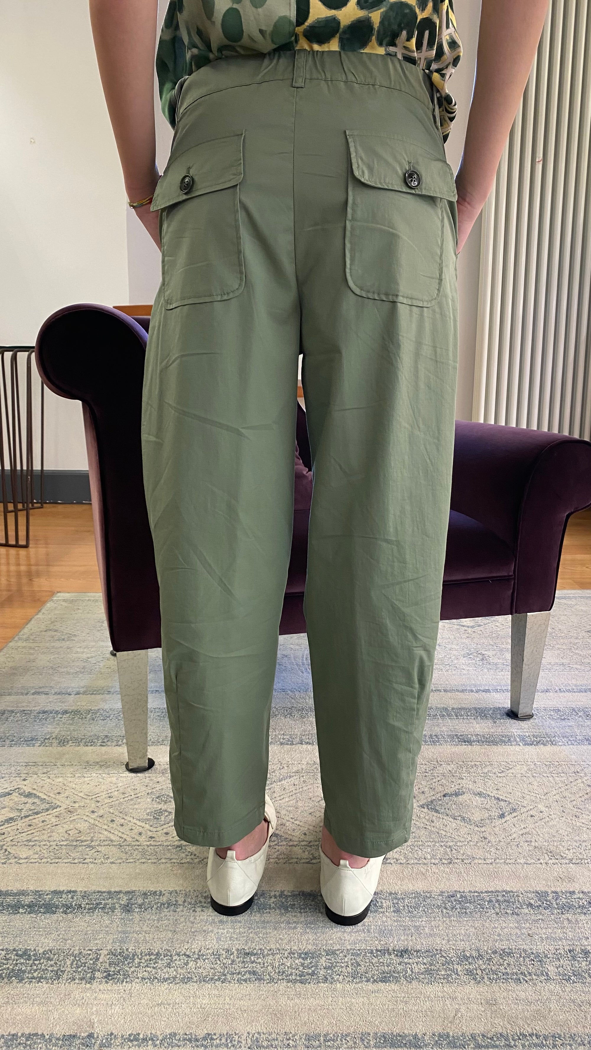 ALESSIA SANTI PANTALONE FATIQUE