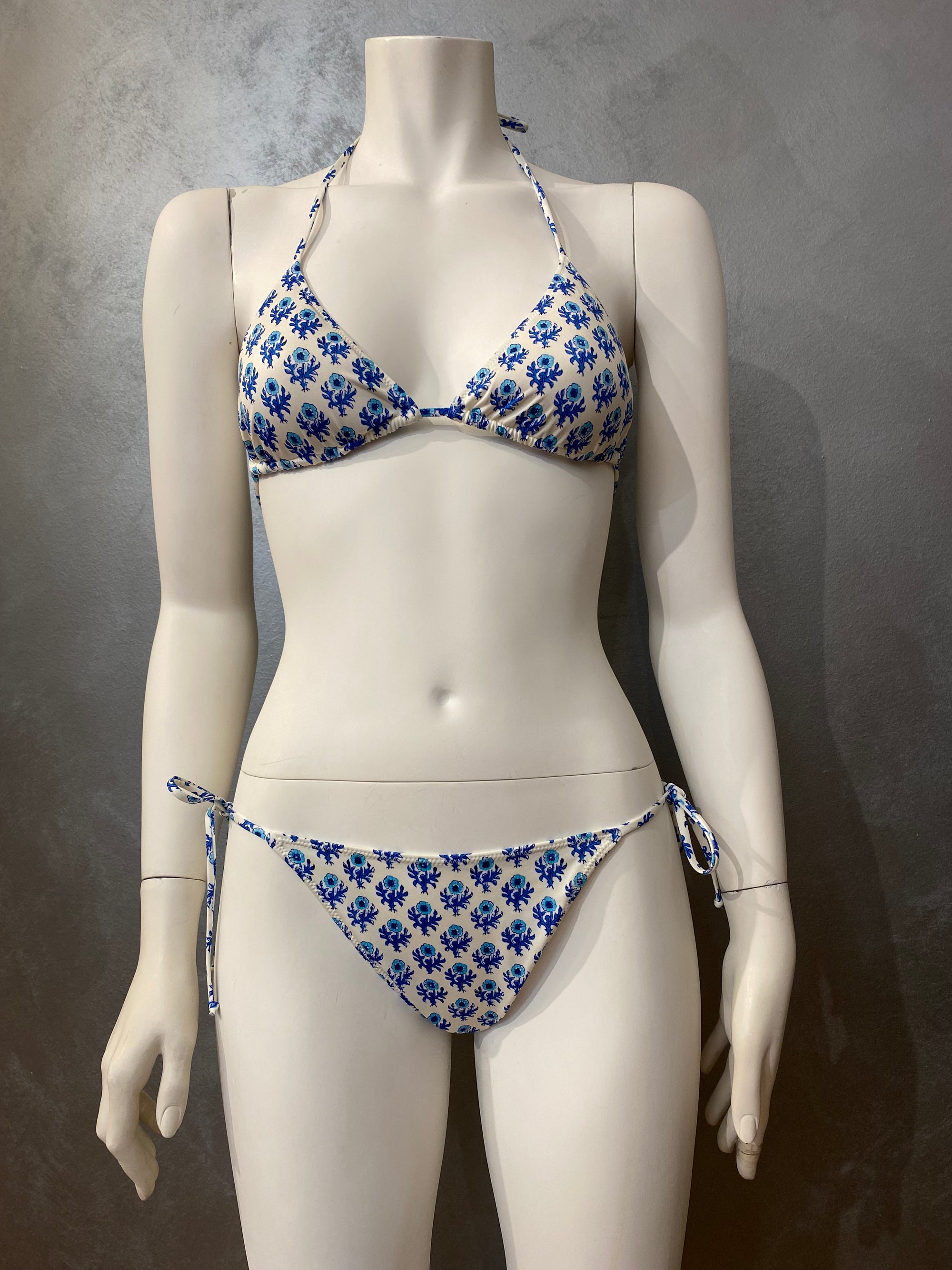 SAINT BARTH SLIP MARIELLE BIKINI FLOWERS