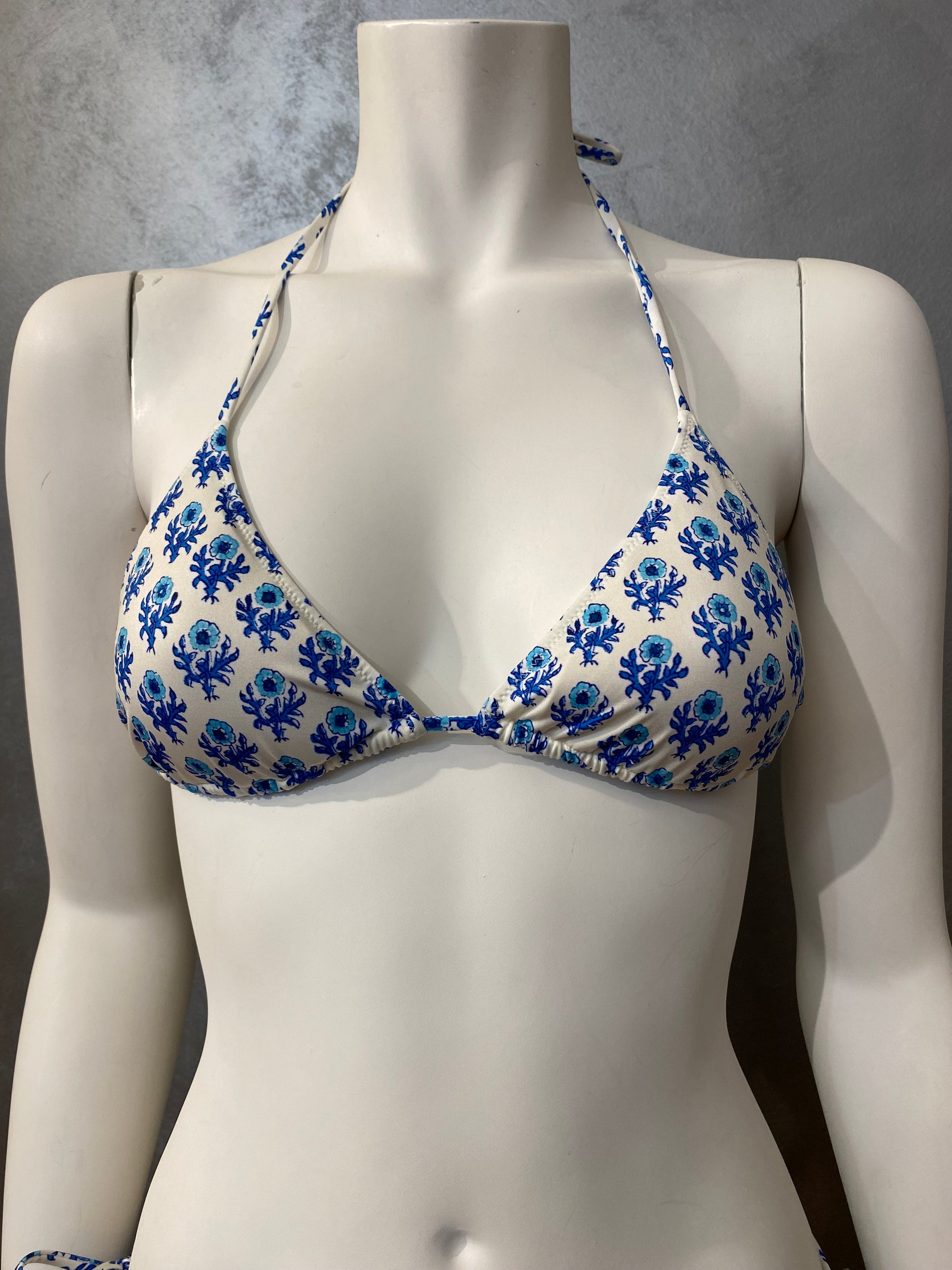 SAINT BARTH REGGISENO LEAH BIKINI FLOWERS