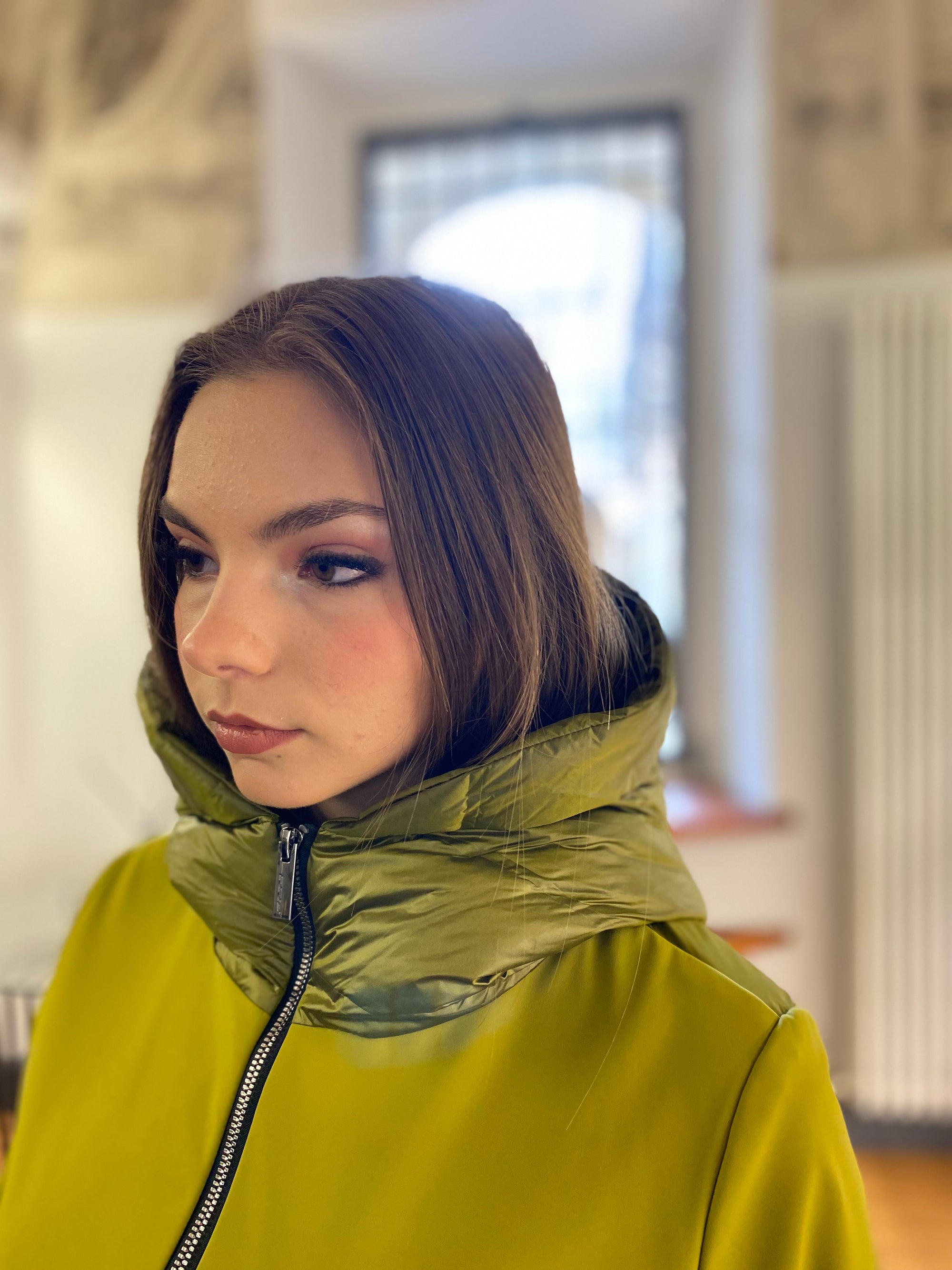 RRD PIUMINO CORTO DOUBLE FABRIC
