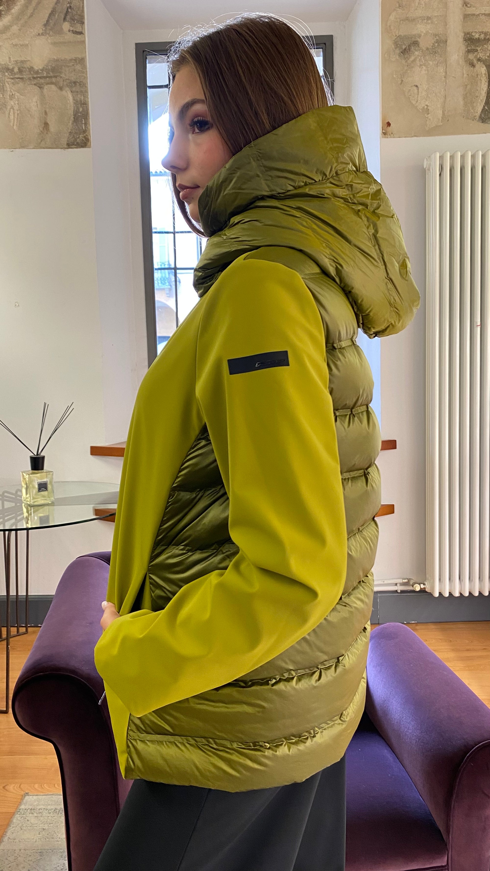 RRD PIUMINO CORTO DOUBLE FABRIC