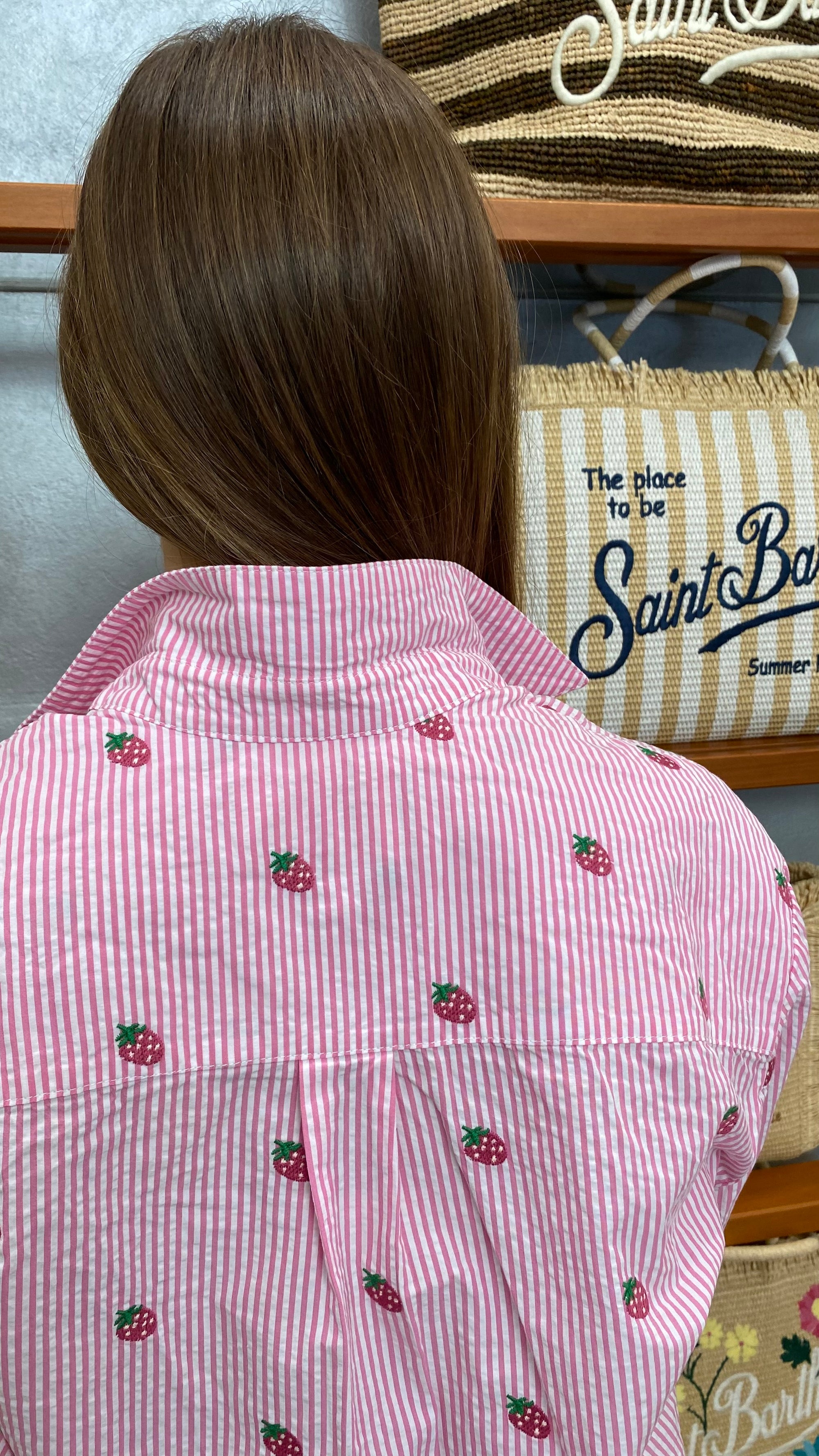 SAINT BARTH CAMICIA BRIGITTE FRAGOLINE