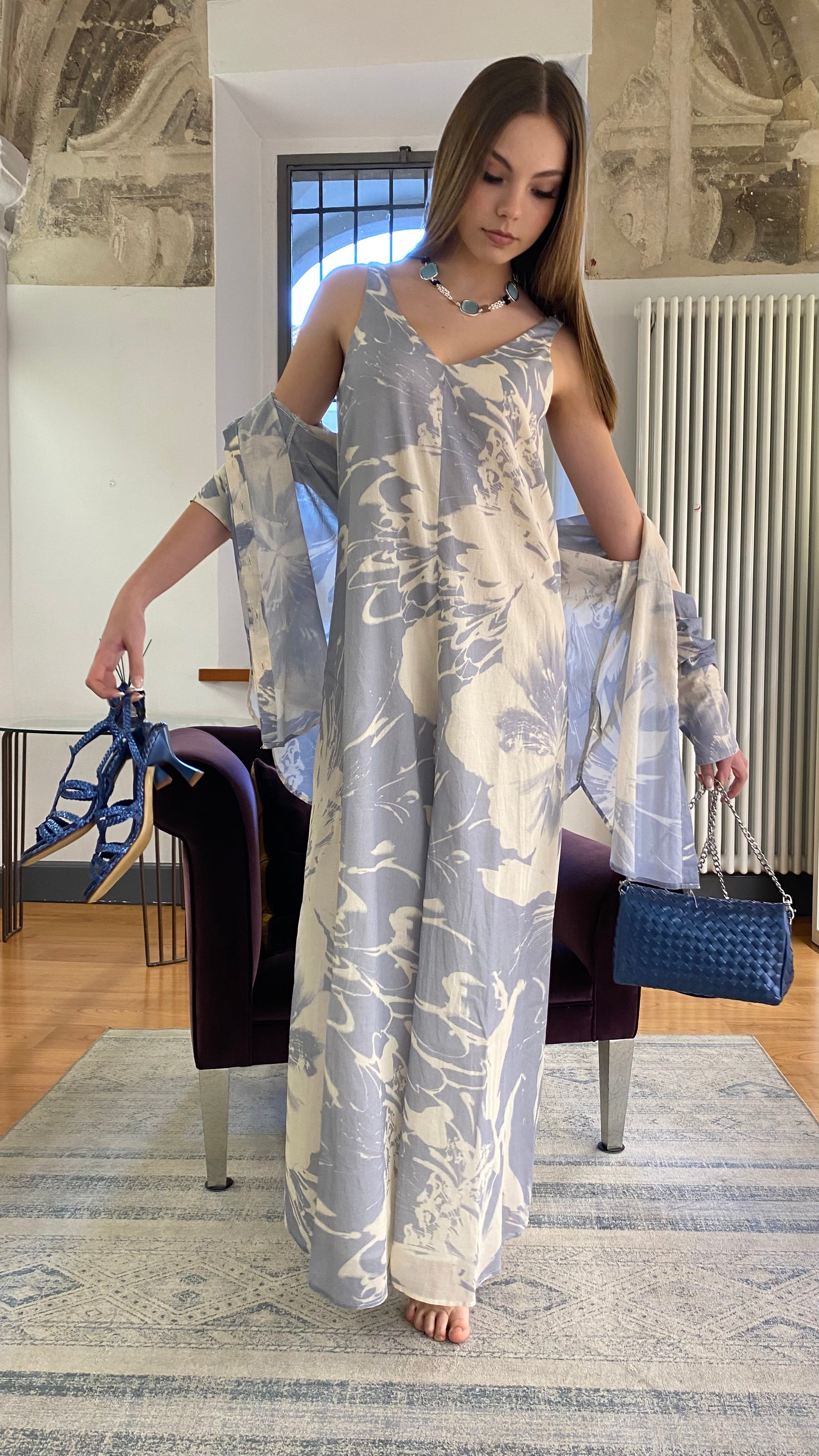 ALESSIA SANTI ABITO TUTA LUNGO