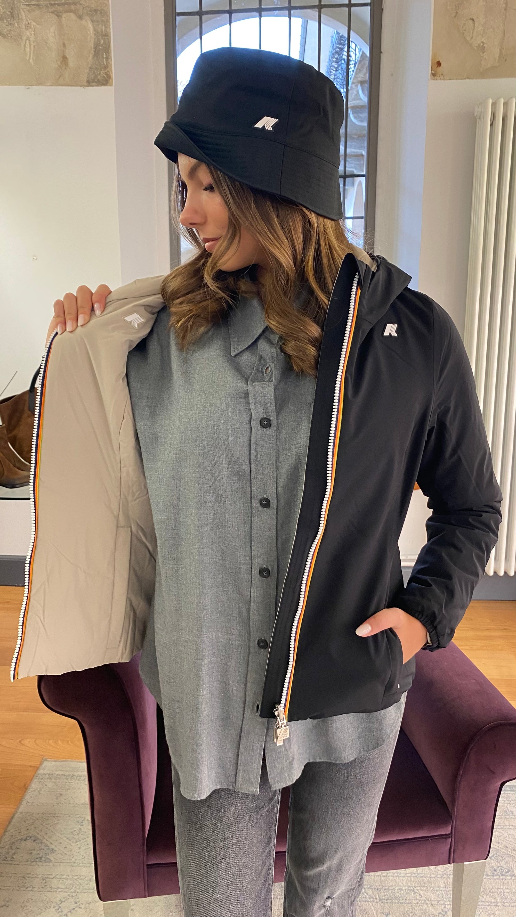 K-WAY LILY ST WARM REVERSIBLE