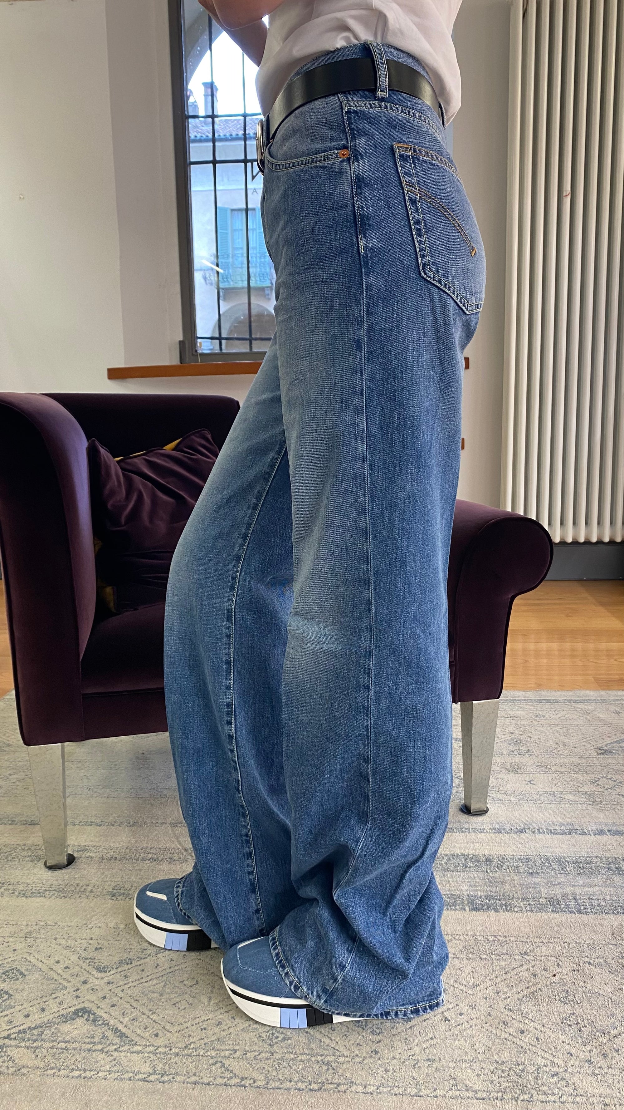 DONDUP JEANS AMBER PALAZZO
