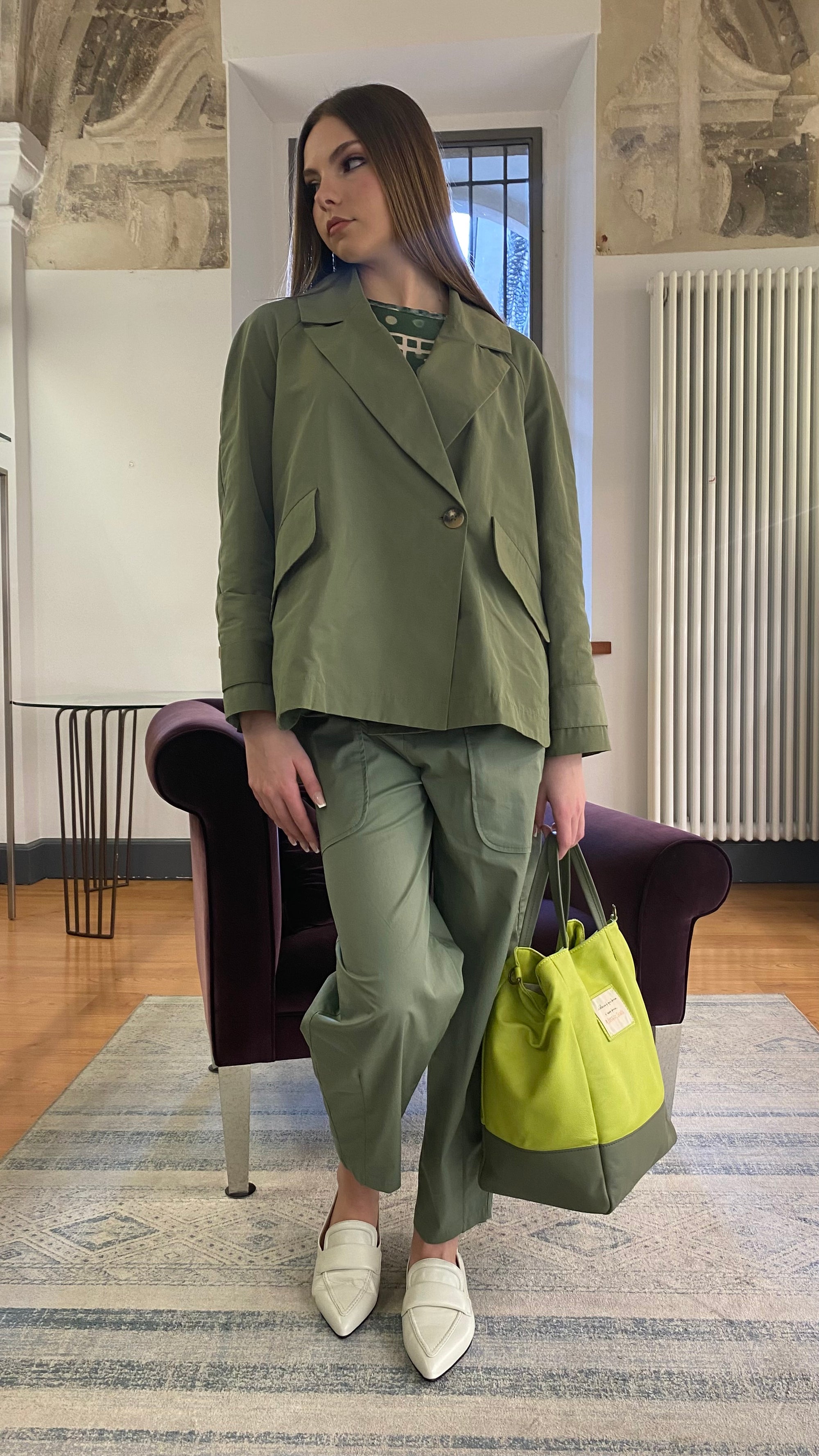 ALESSIA SANTI PANTALONE FATIQUE