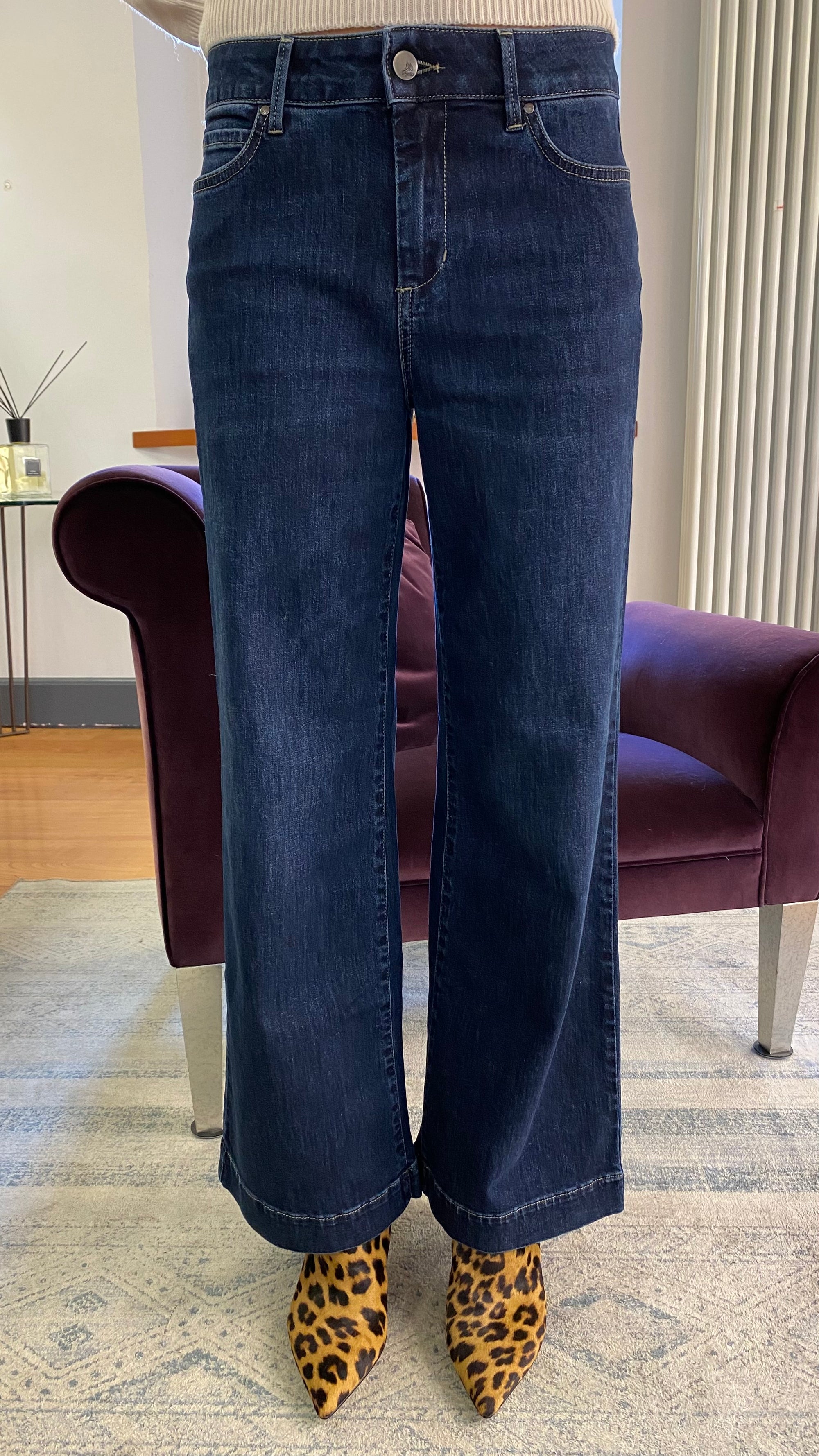 CIGALA'S JEANS PALAZZO CROP
