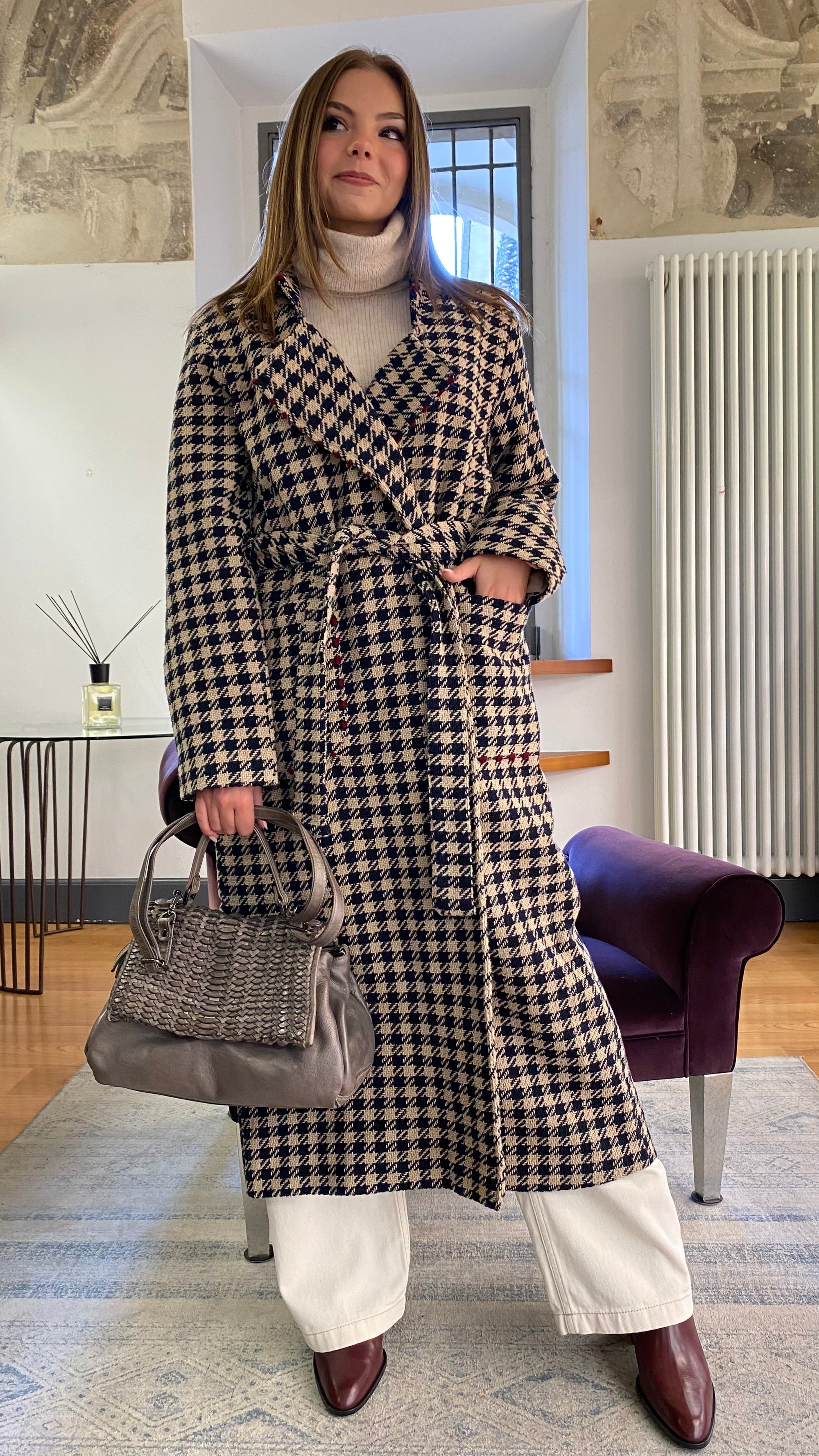 ALESSIA SANTI CAPPOTTO VESTAGLIA