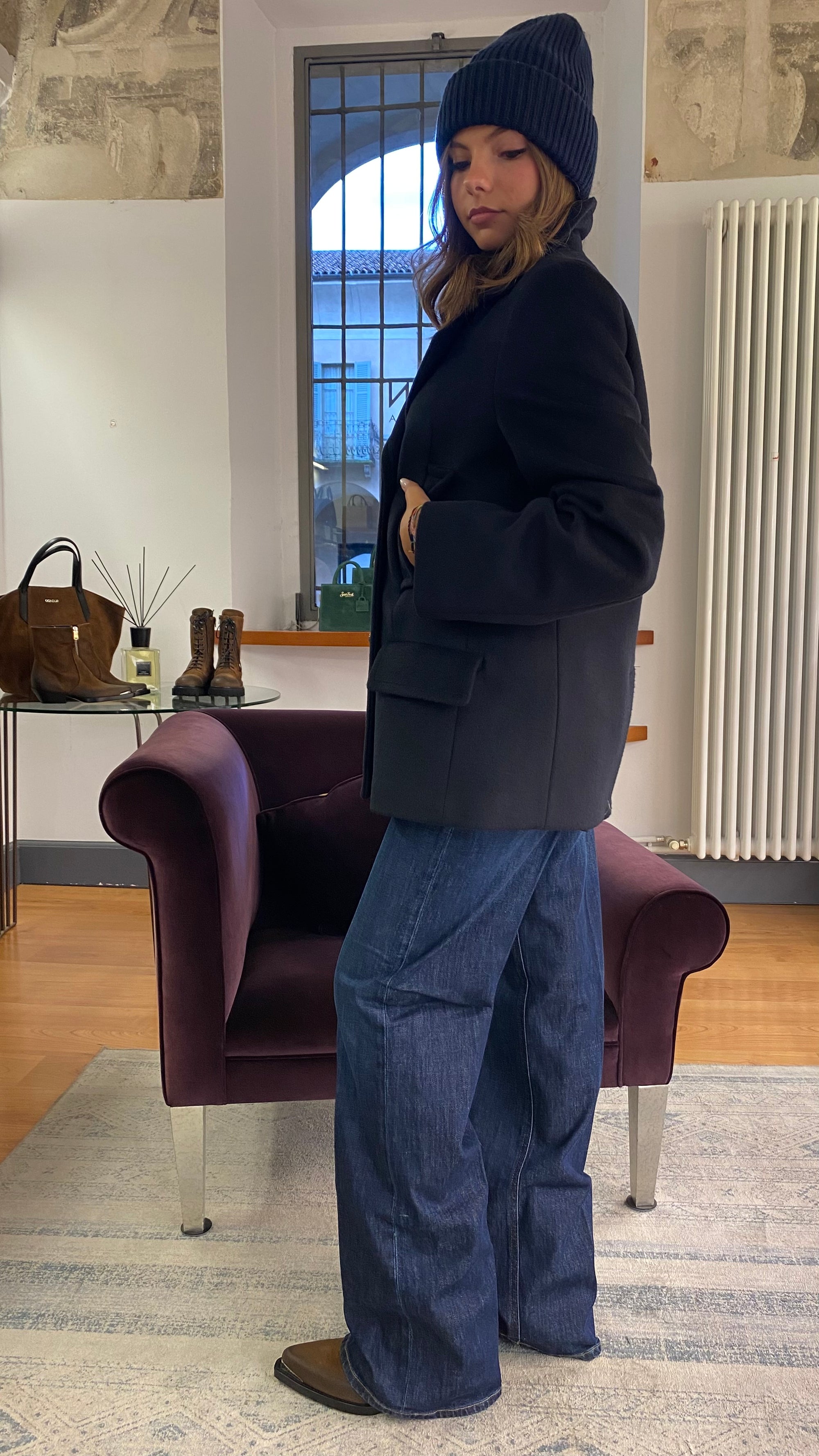 DONDUP PEACOAT DOPPIOPETTO