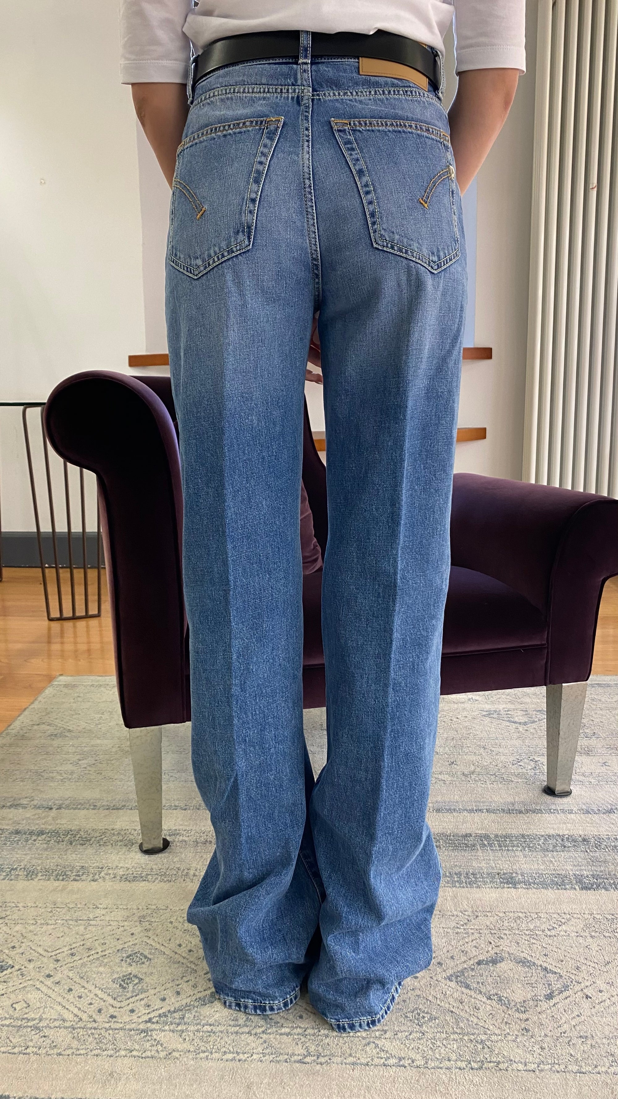 DONDUP JEANS AMBER PALAZZO