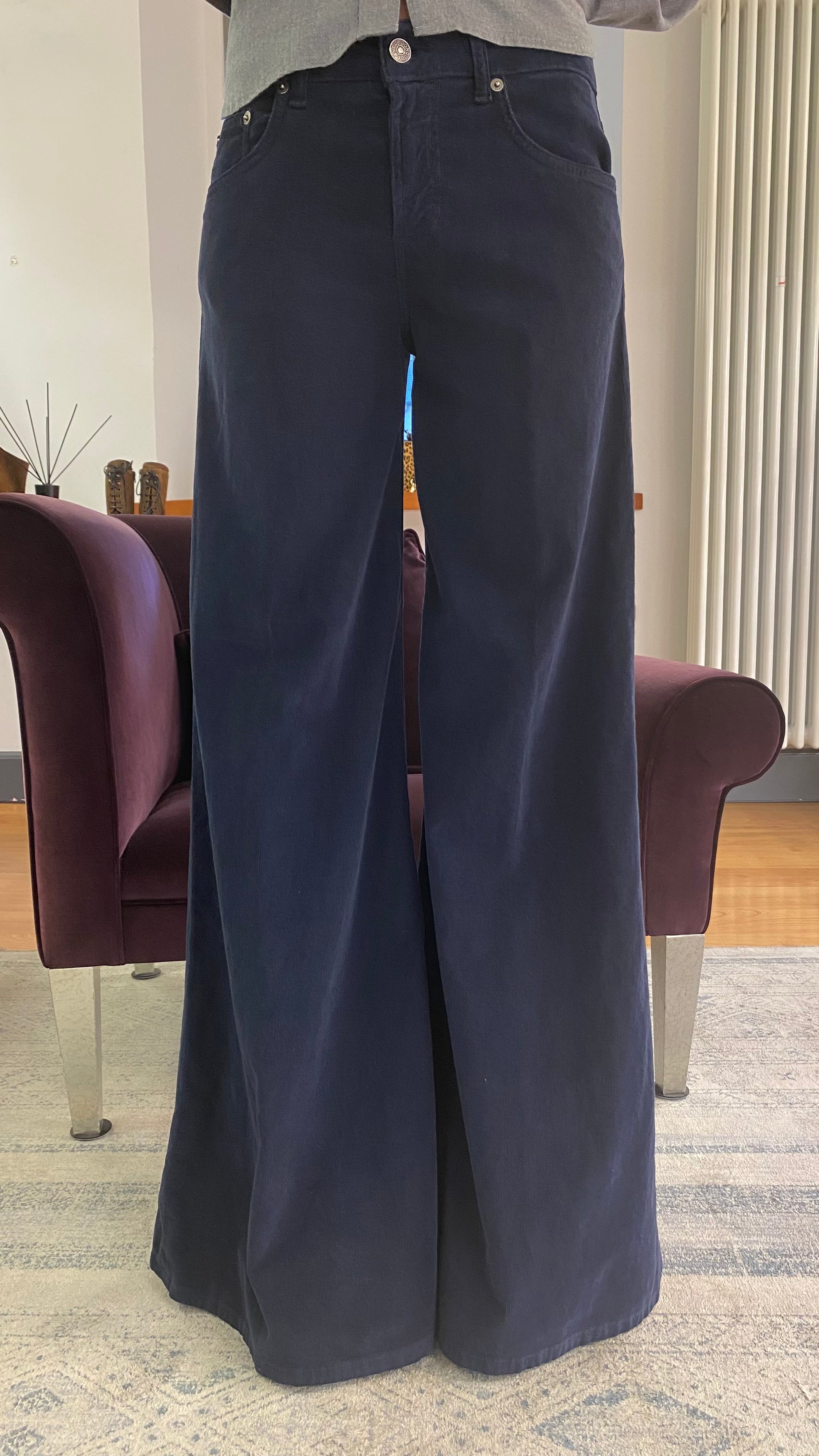 DONDUP PANTALONE MARLEN VELLUTO