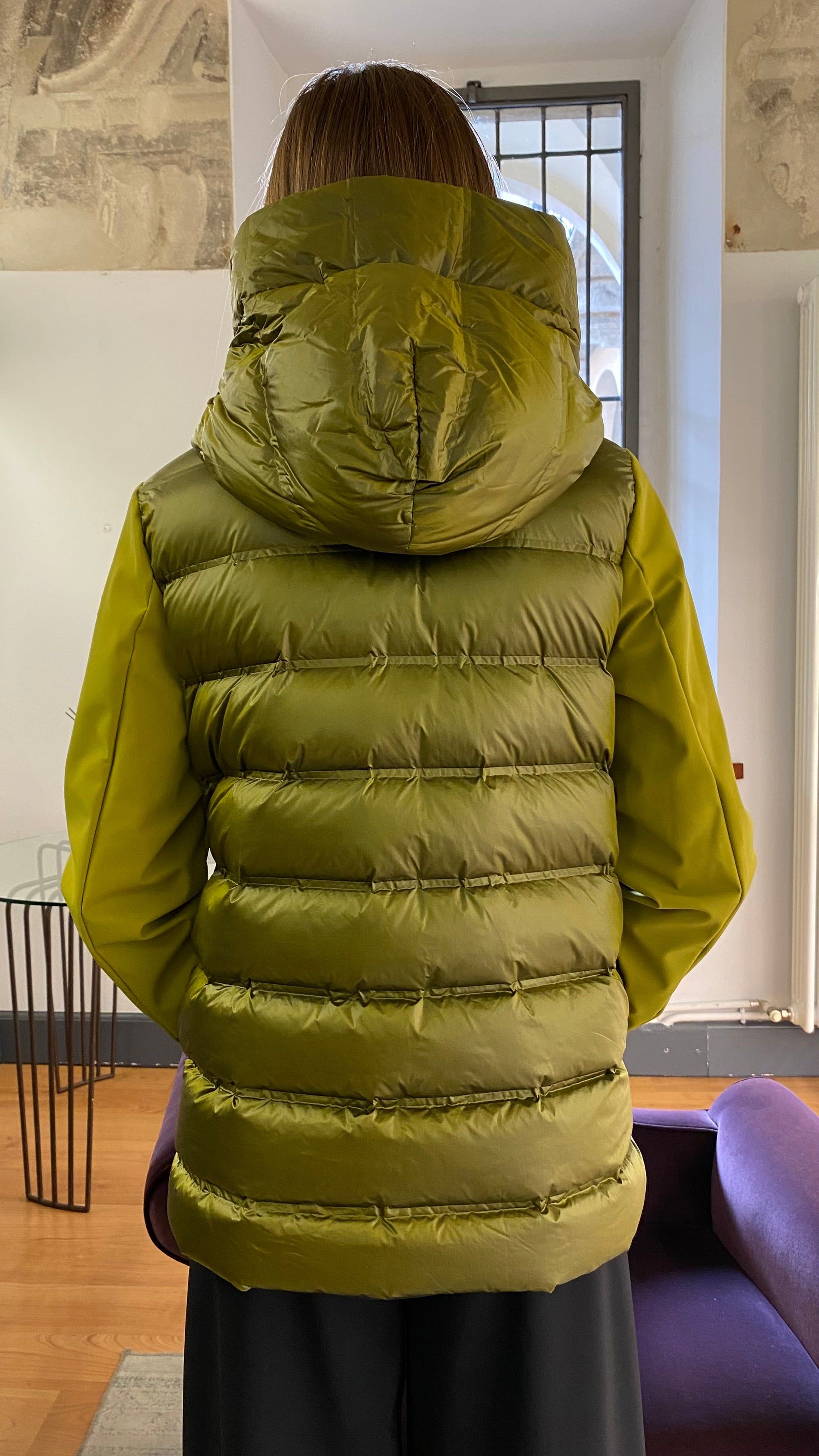 RRD PIUMINO CORTO DOUBLE FABRIC