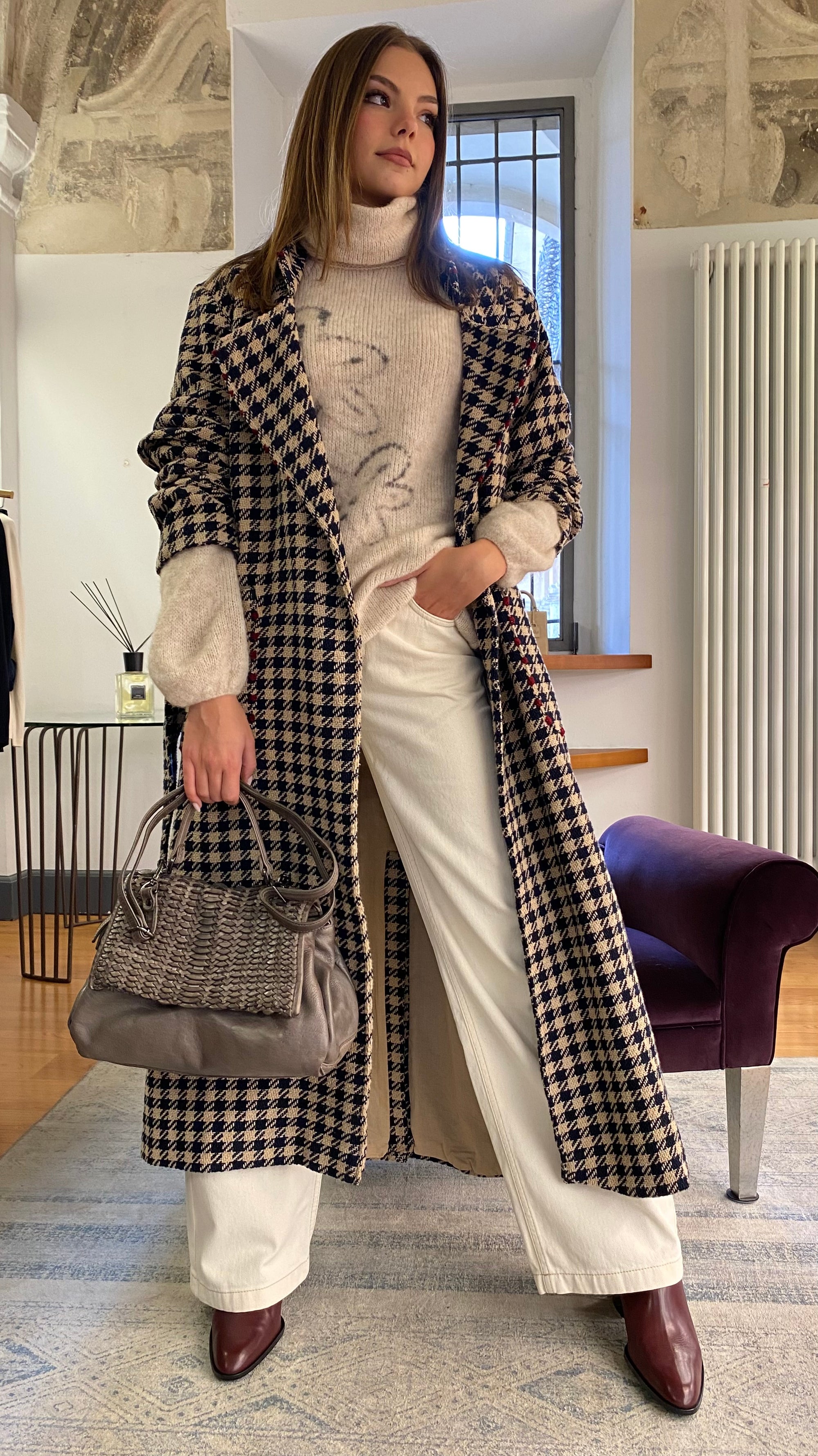ALESSIA SANTI CAPPOTTO VESTAGLIA