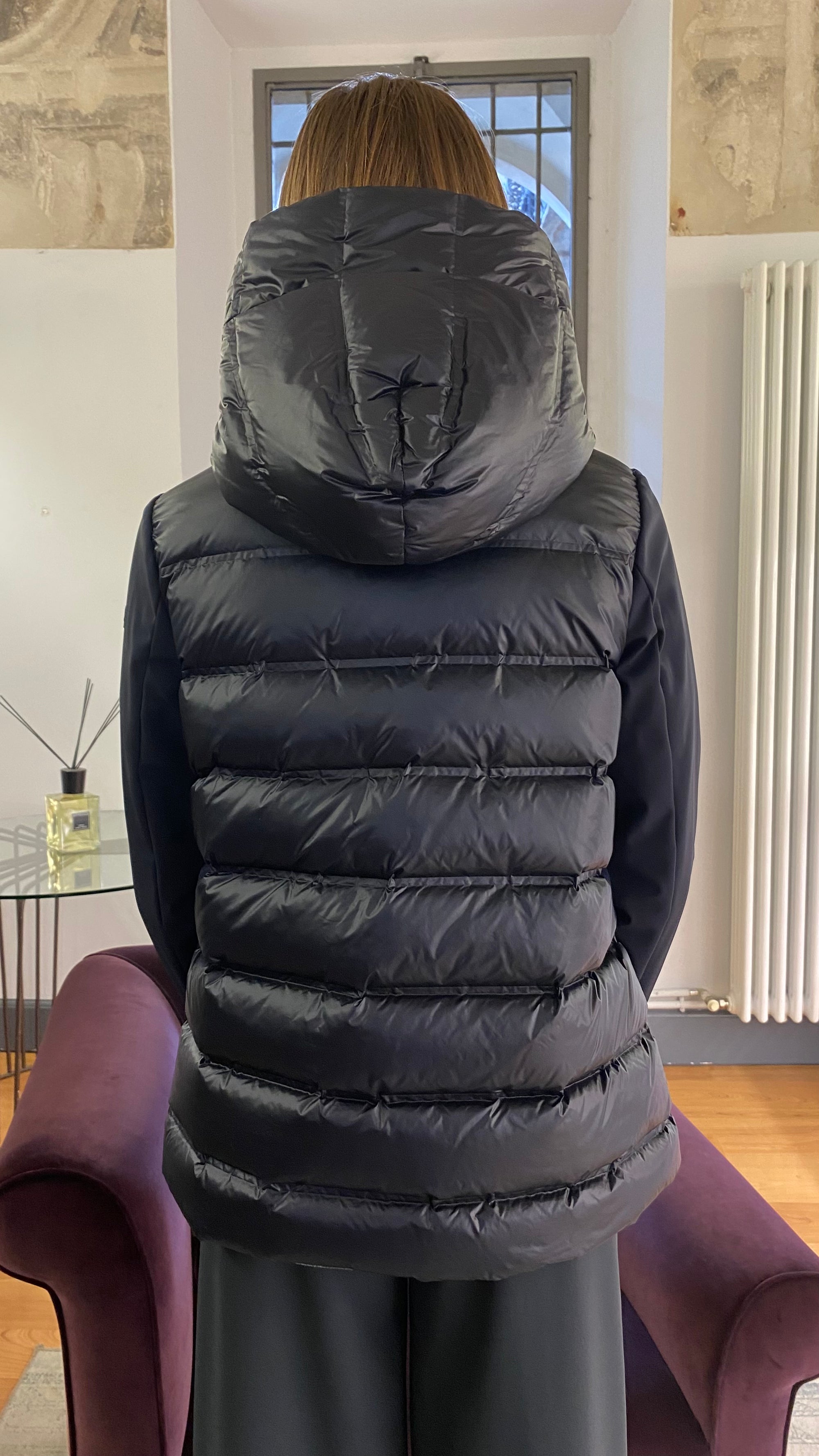 RRD PIUMINO CORTO DOUBLE FABRIC