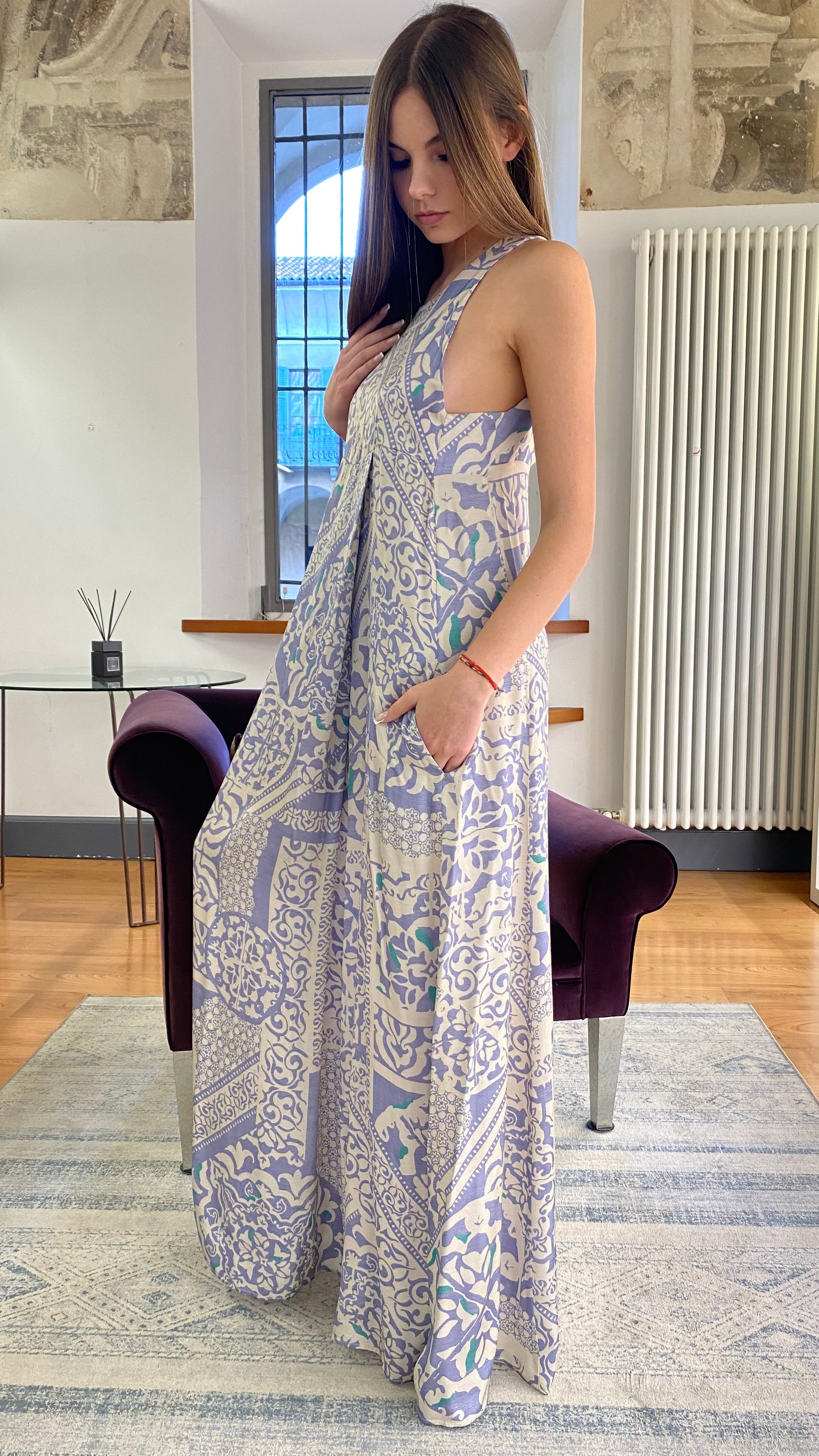 ALESSIA SANTI ABITO LUNGO