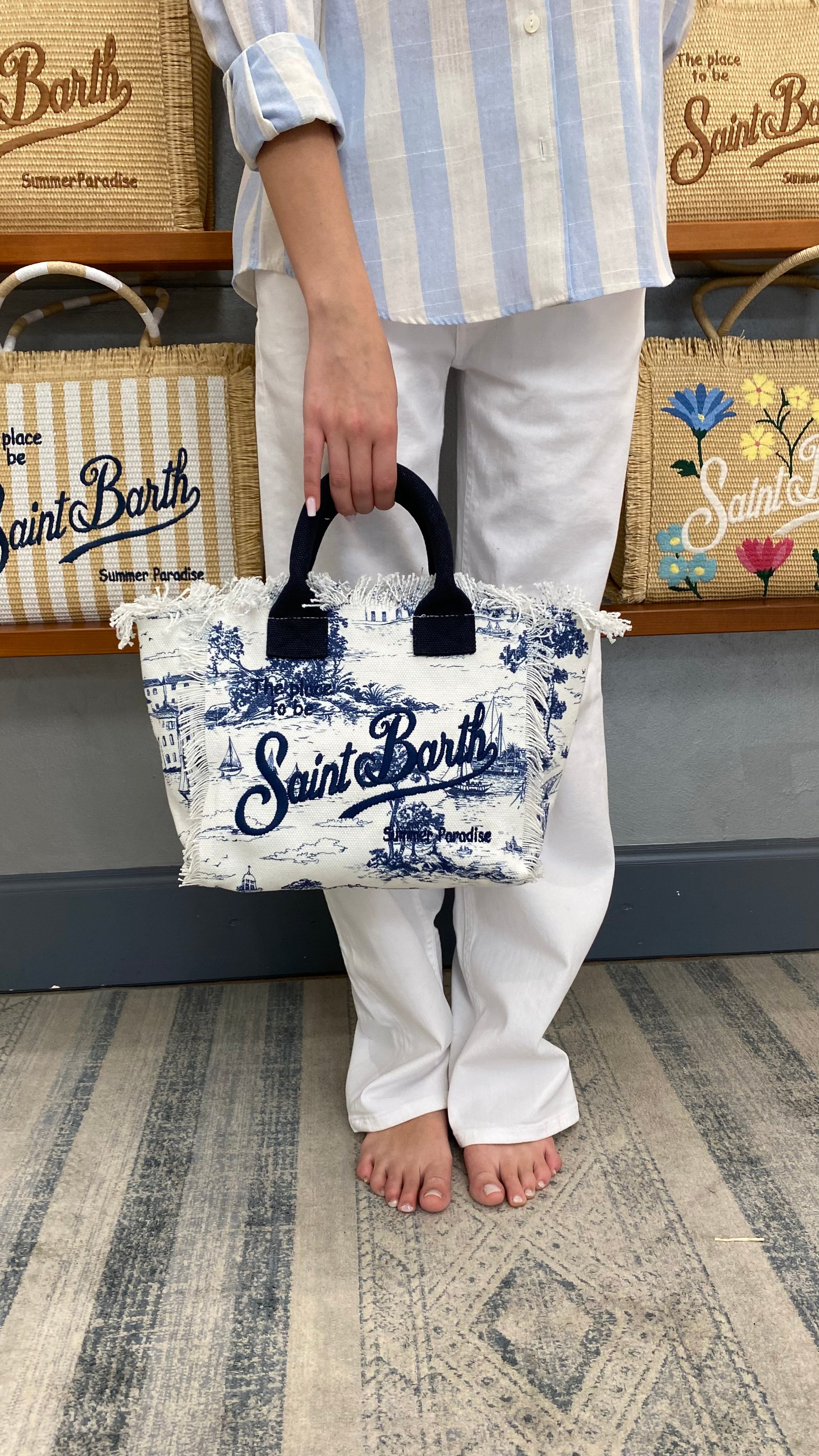 SAINT BARTH CAMICIA RIGATA MEREDITH