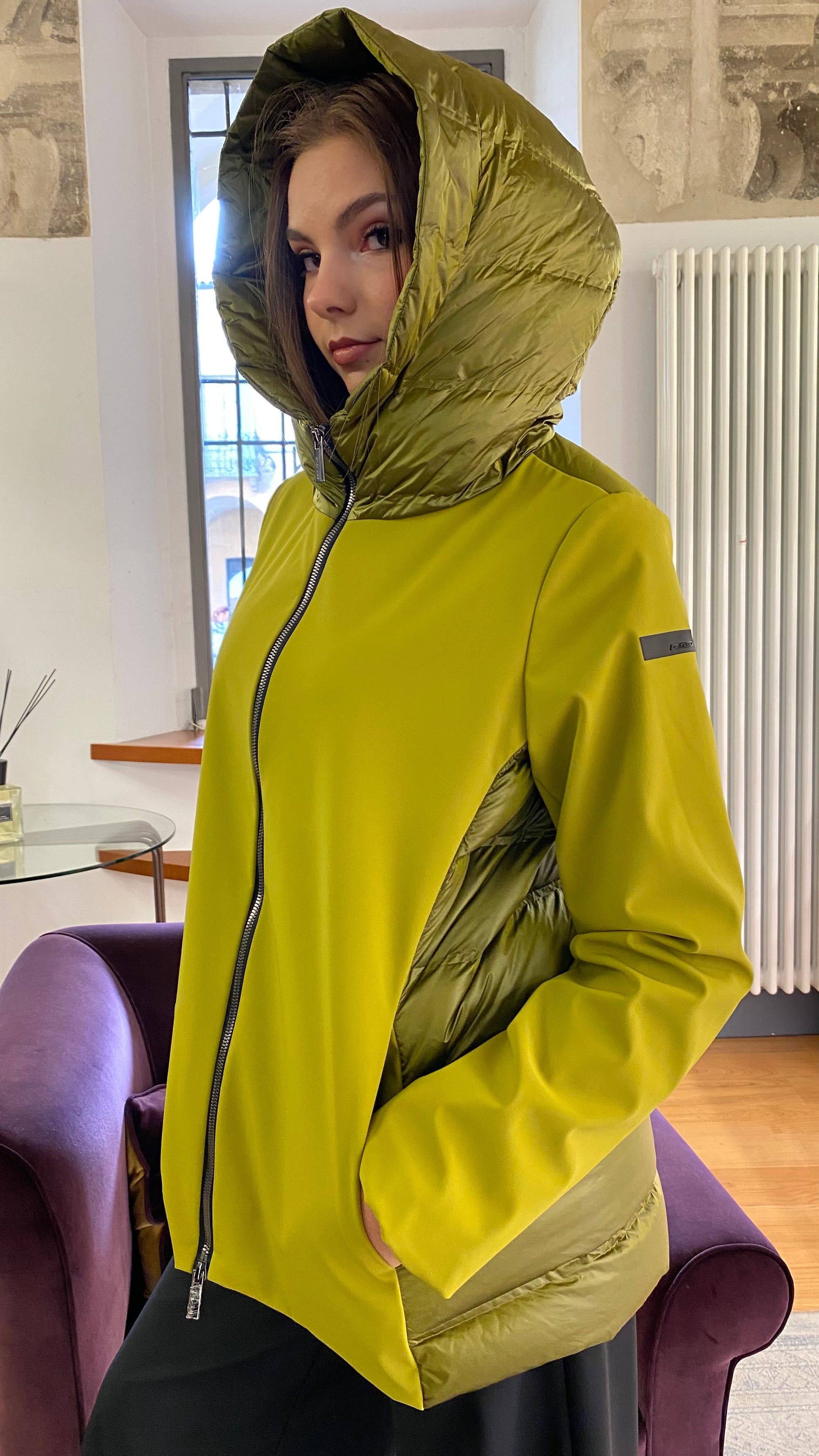 RRD PIUMINO CORTO DOUBLE FABRIC