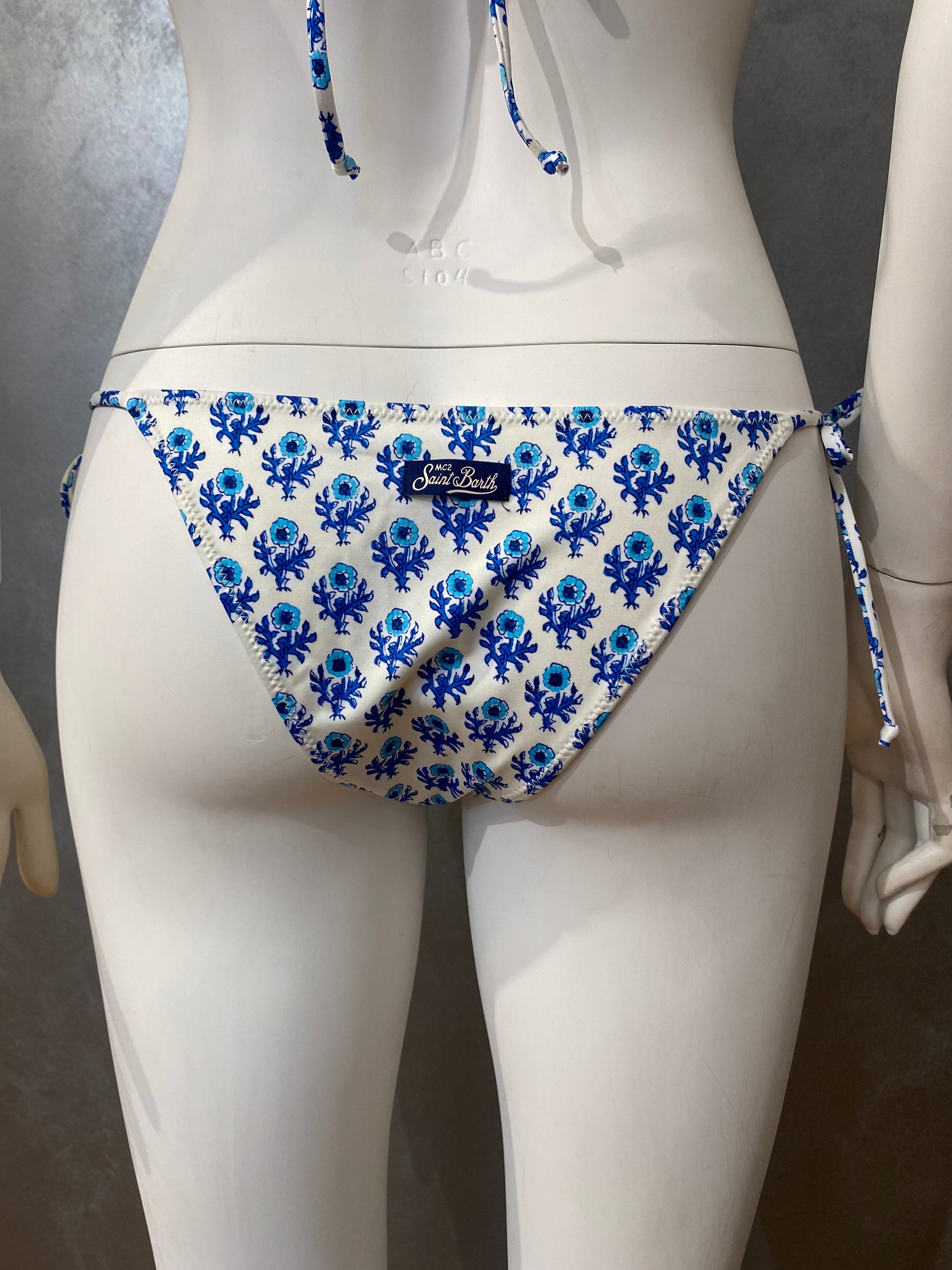 SAINT BARTH SLIP MARIELLE BIKINI FLOWERS