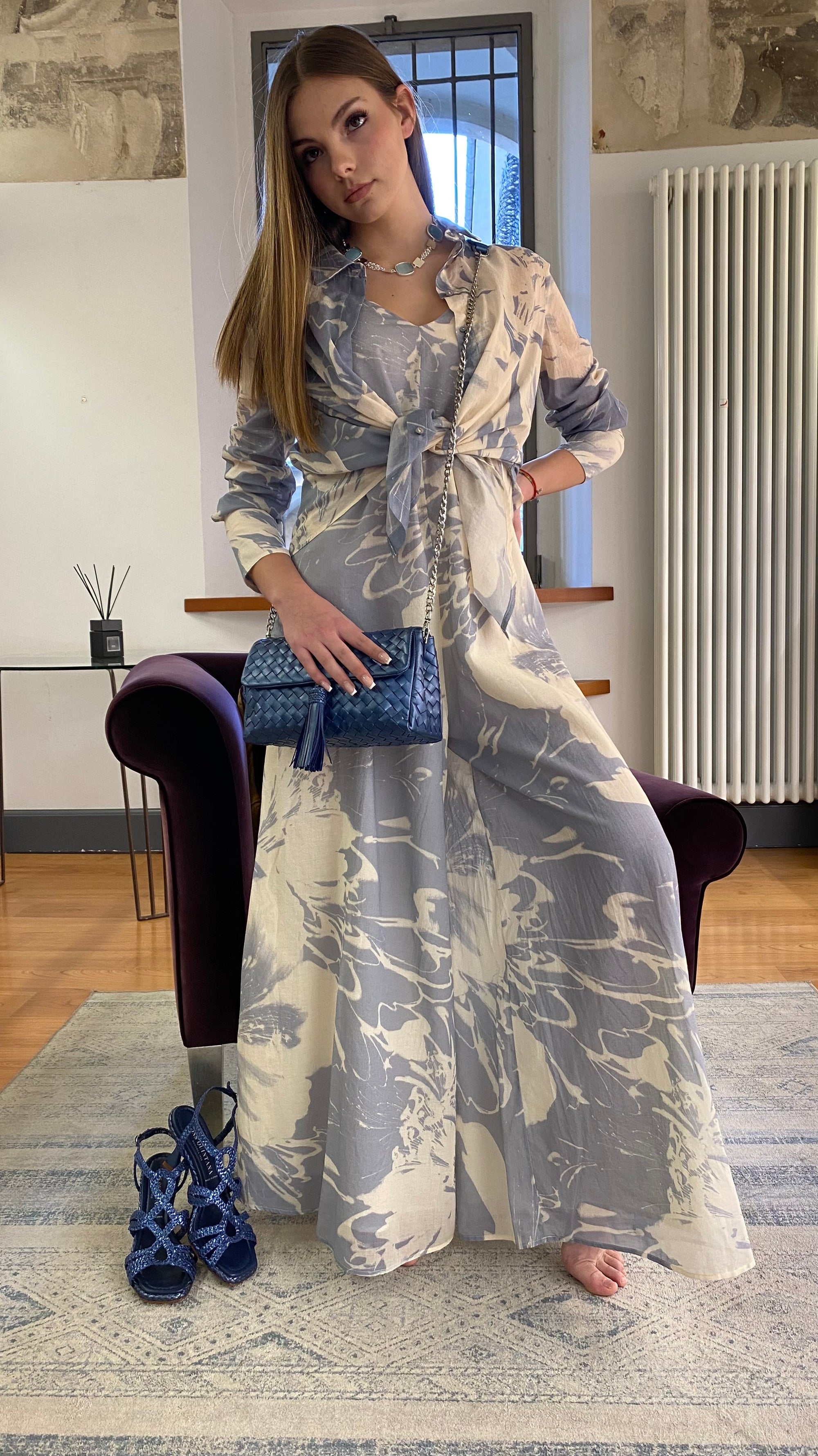 ALESSIA SANTI ABITO TUTA LUNGO