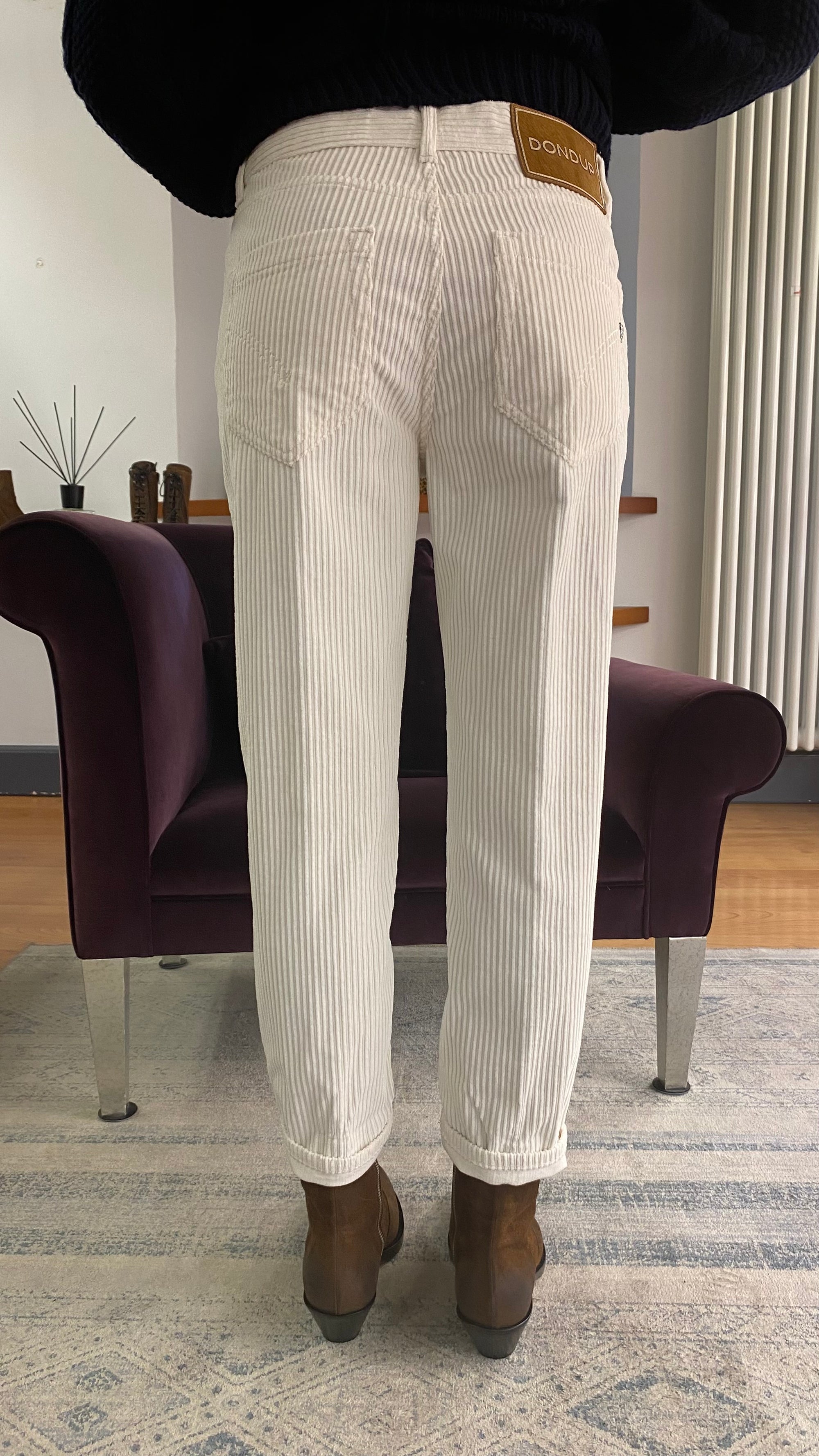 DONDUP PANTALONE KOONS VELLUTO