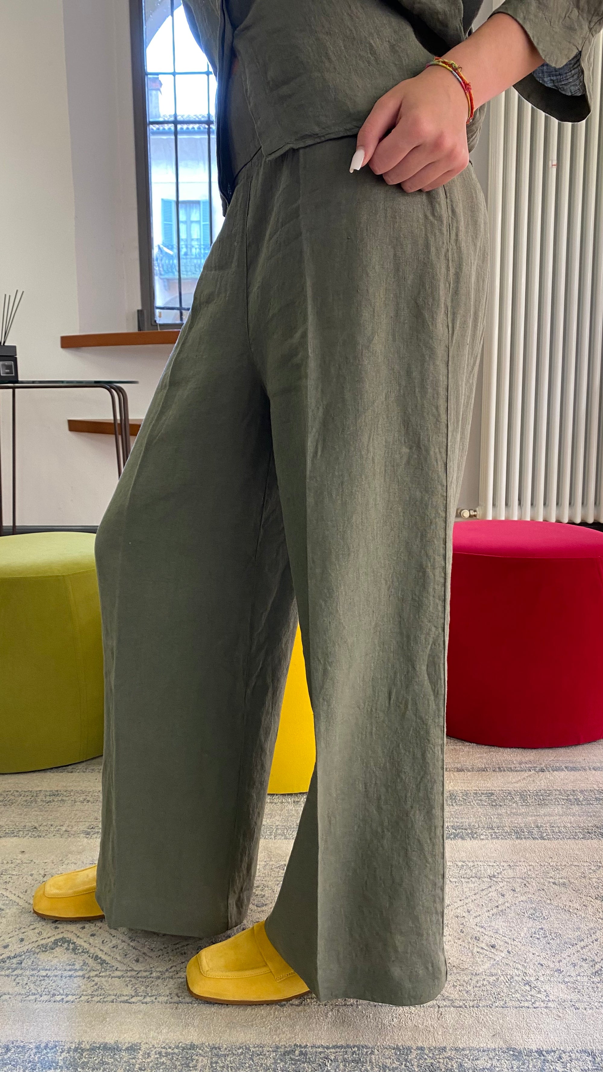 ADELE PANTALONE LINO FRANCESE
