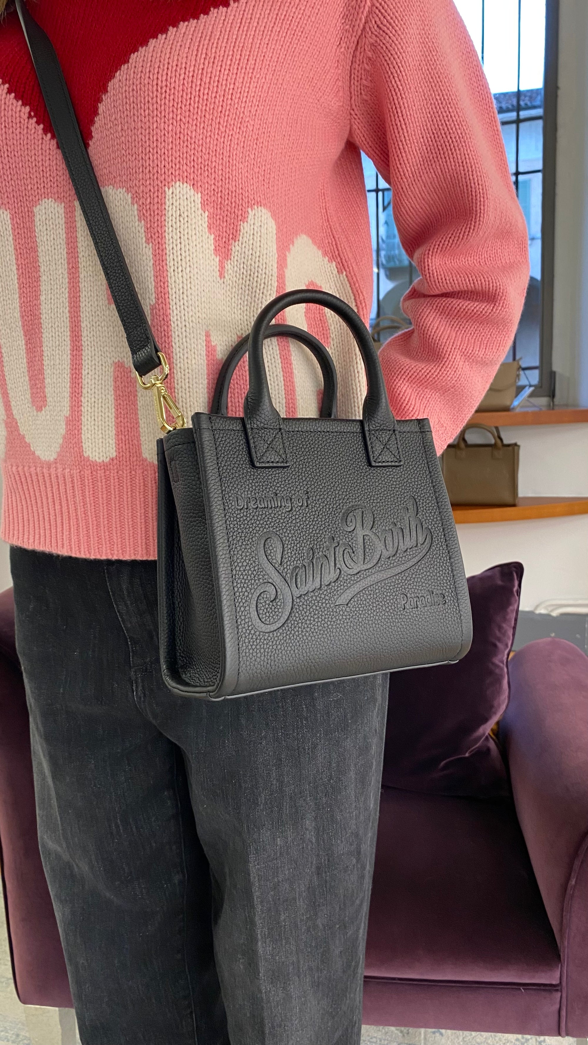 SAINT BARTH VANITY MINI PELLE