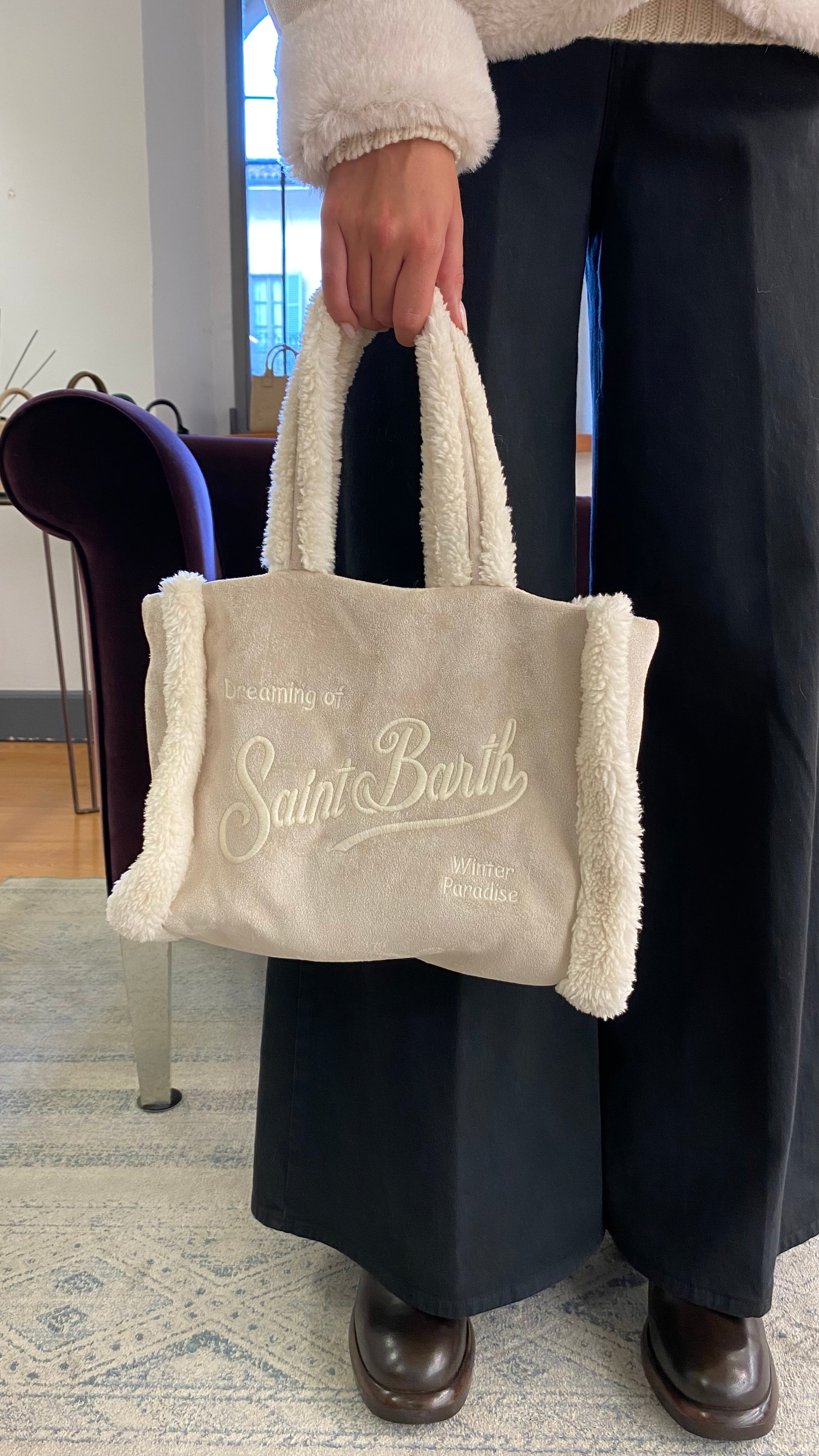 SAINT BARTH COLETTE BAG ECO MONTONE
