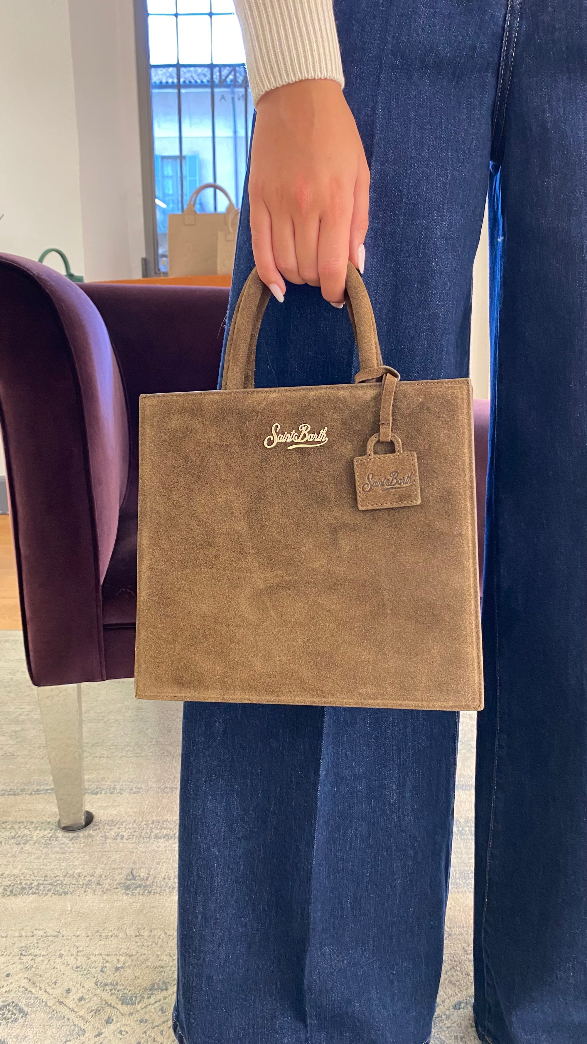 SAINT BARTH SHOP BAG MIDI