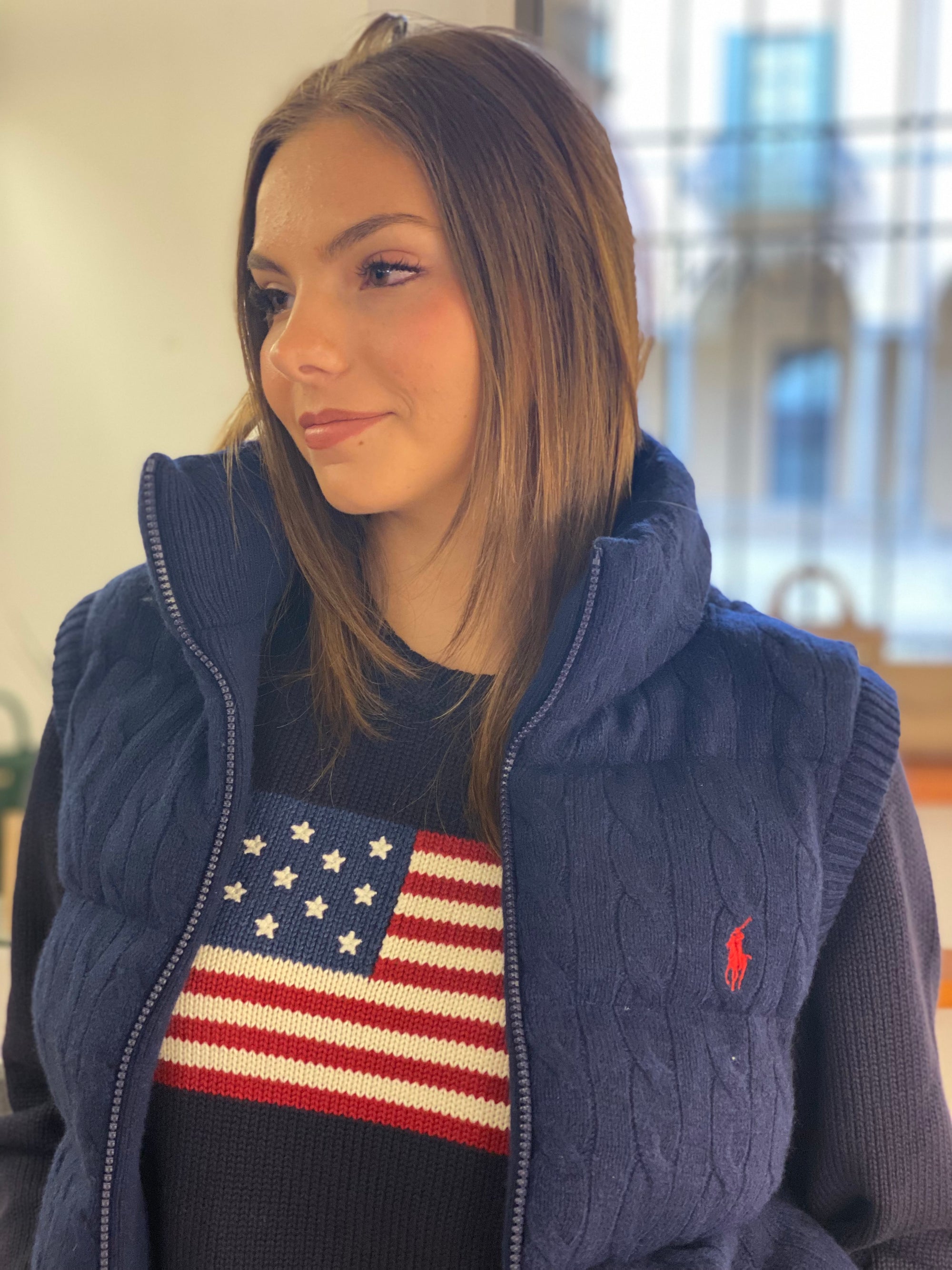 POLO RALPH LAUREN MAGLIA AMERICAN FLAG