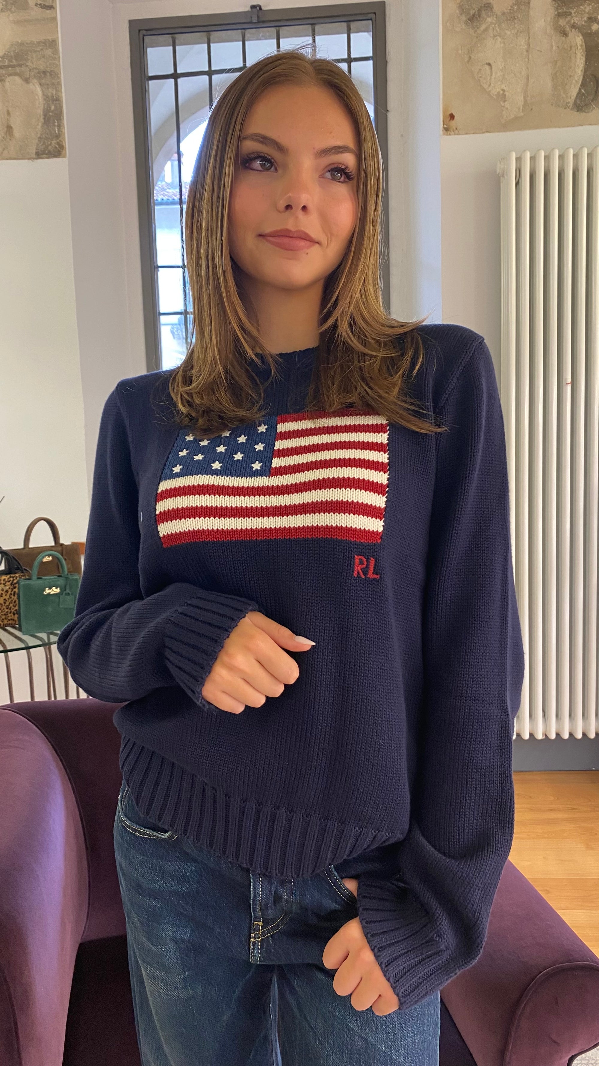 POLO RALPH LAUREN MAGLIA AMERICAN FLAG