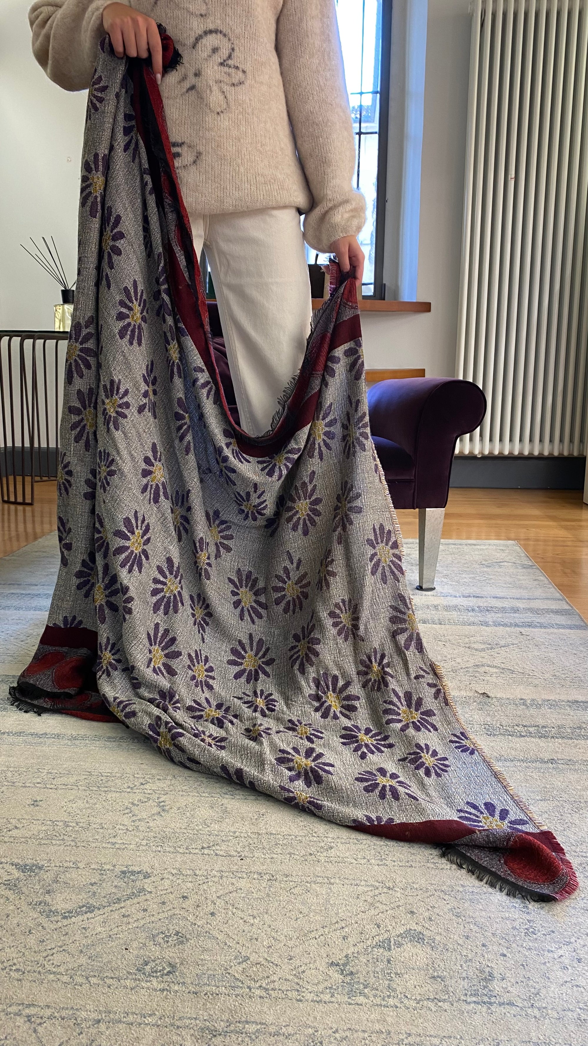 ALESSIA SANTI SCIARPA JACQUARD