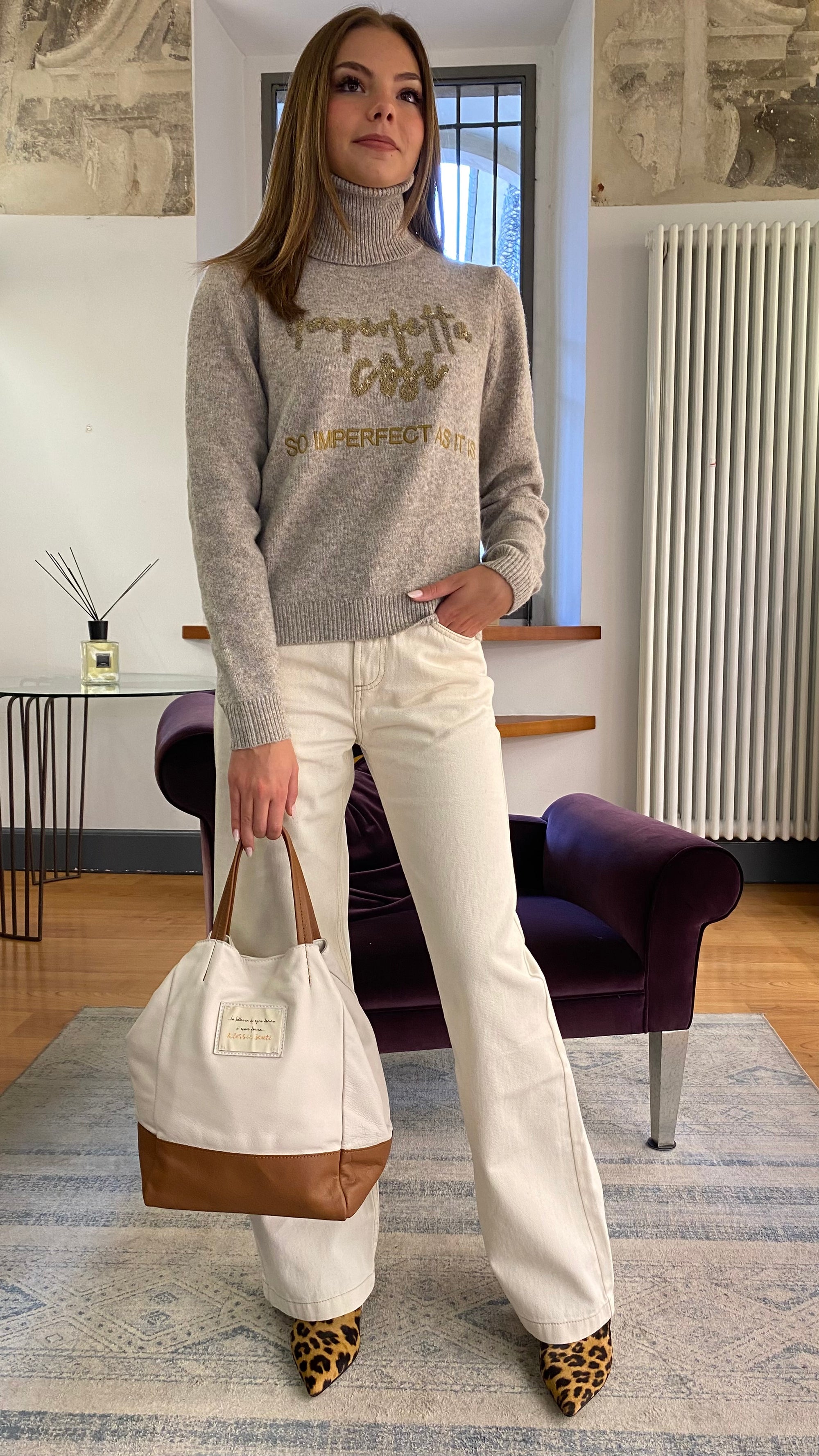 ALESSIA SANTI DOLCEVITA PARLATO CROP