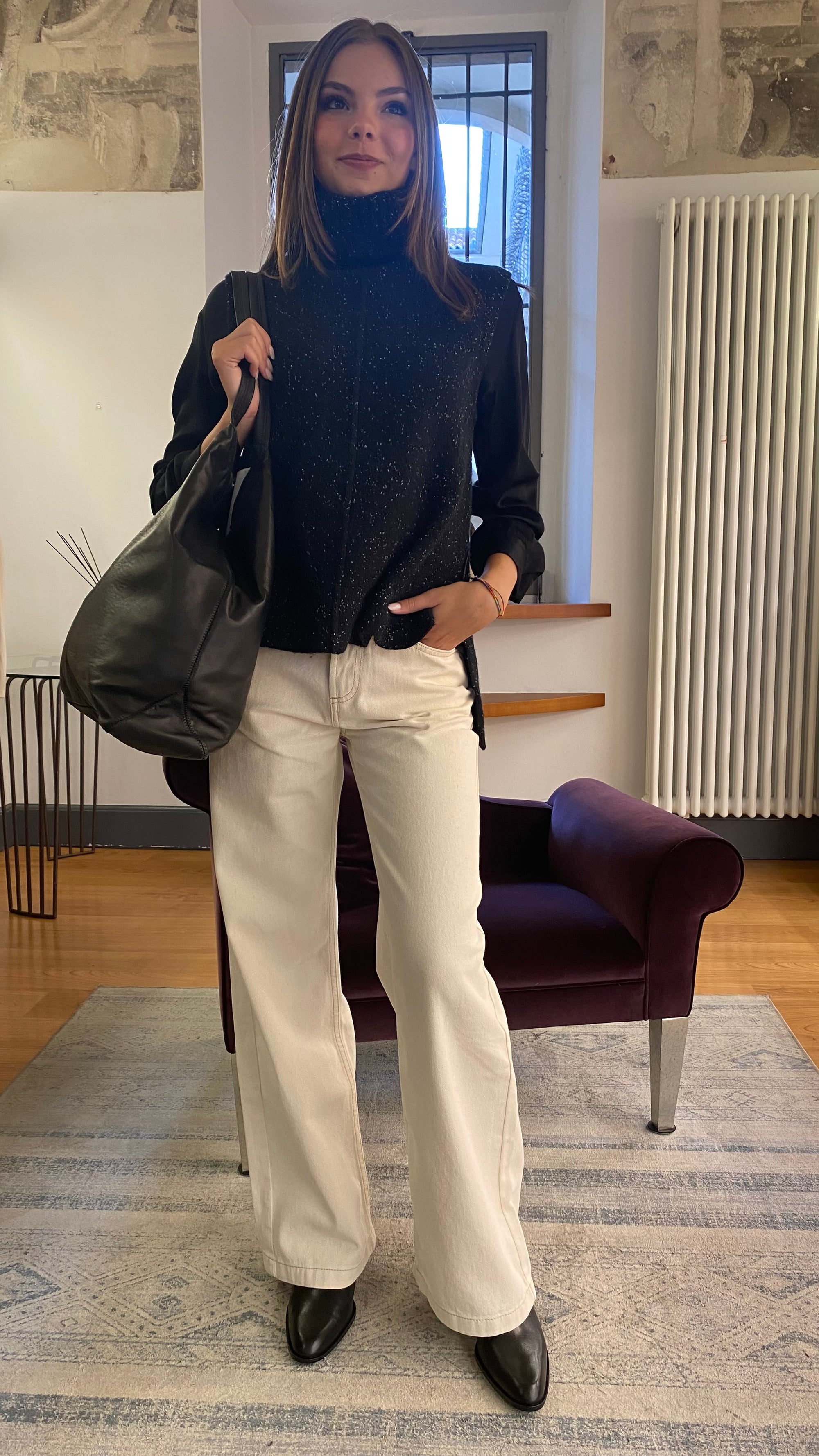 ALESSIA SANTI MAGLIA FIL-A-FIL