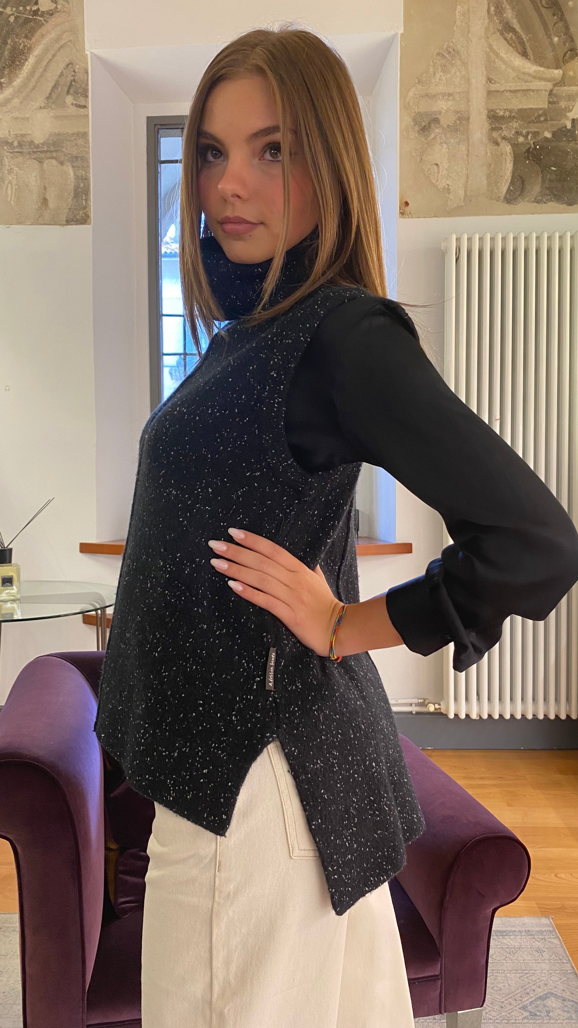 ALESSIA SANTI MAGLIA FIL-A-FIL