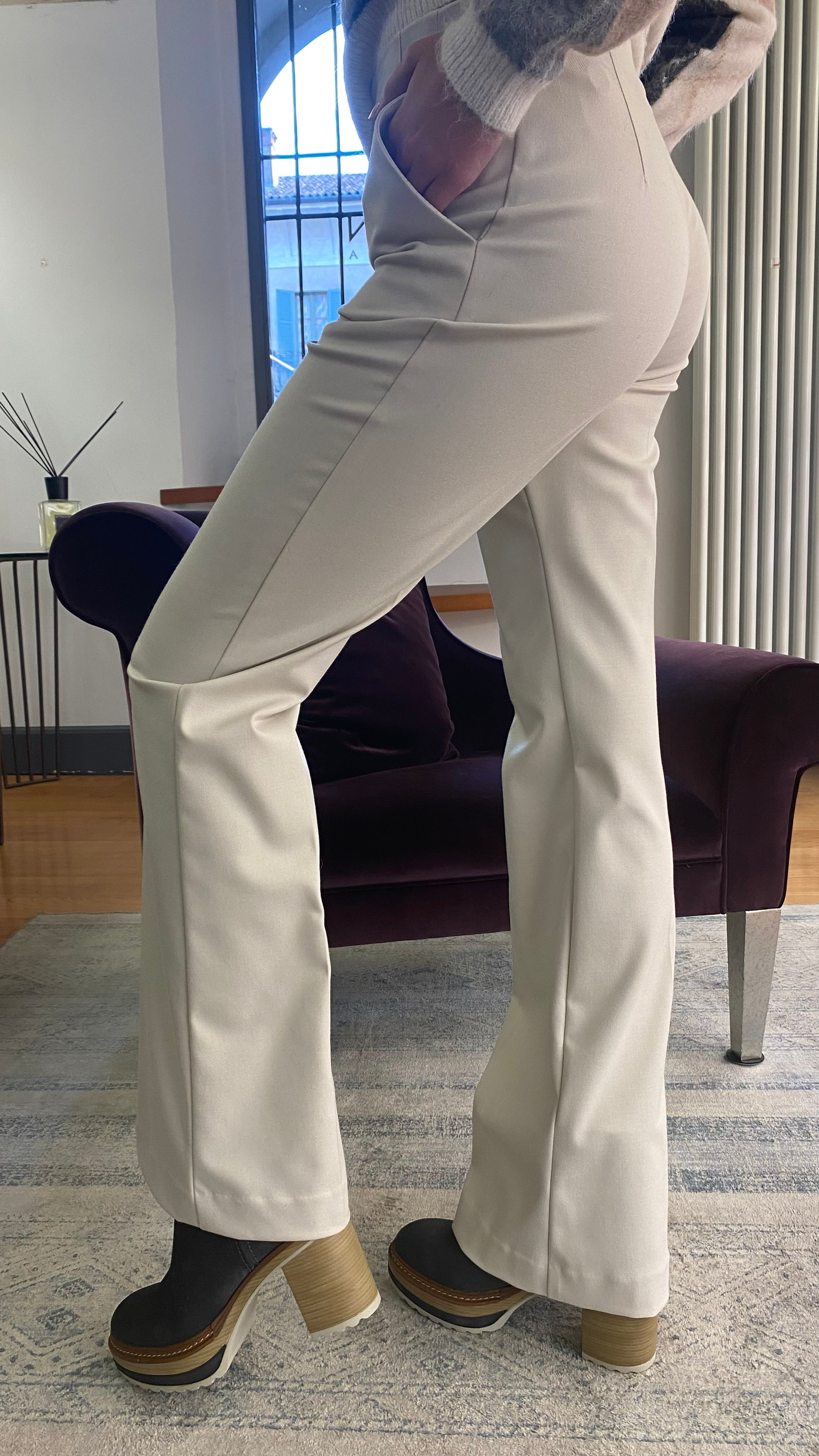 ALESSIA SANTI PANTALONI TROMBETTA