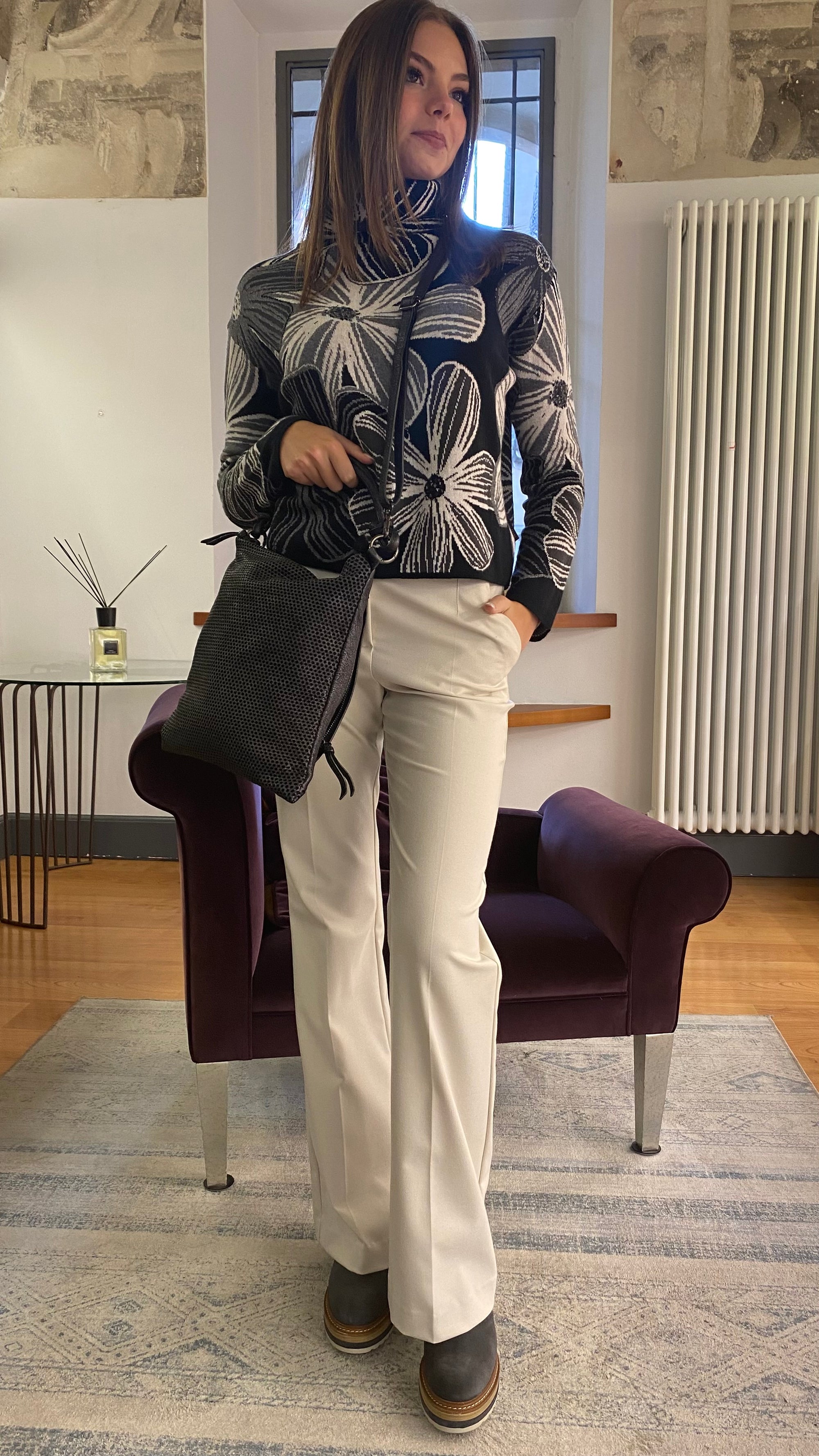 ALESSIA SANTI MAGLIA JACQUARD