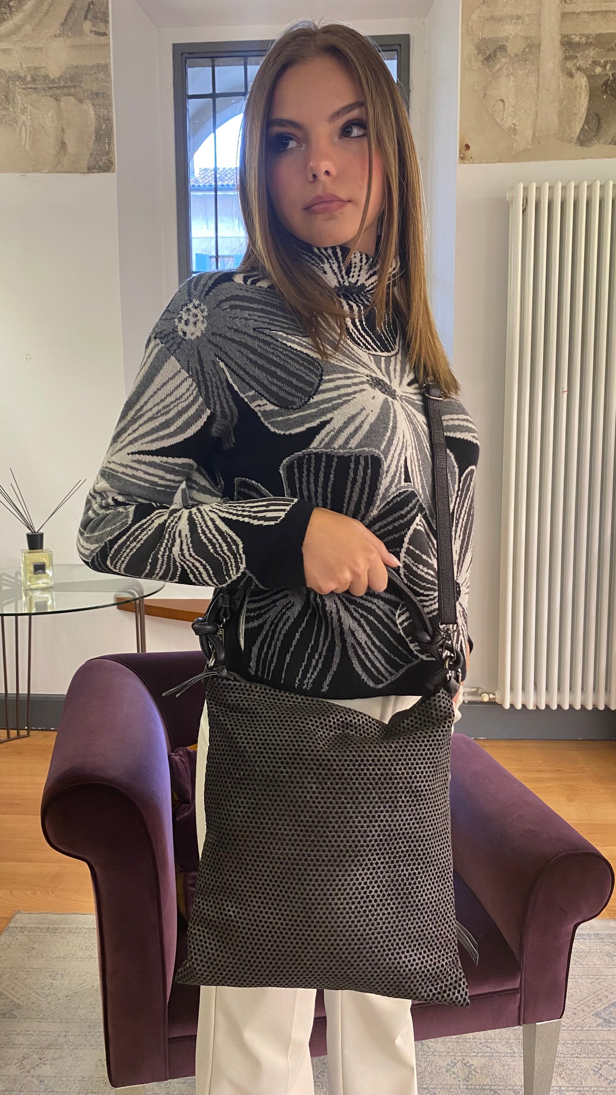 ALESSIA SANTI MAGLIA JACQUARD