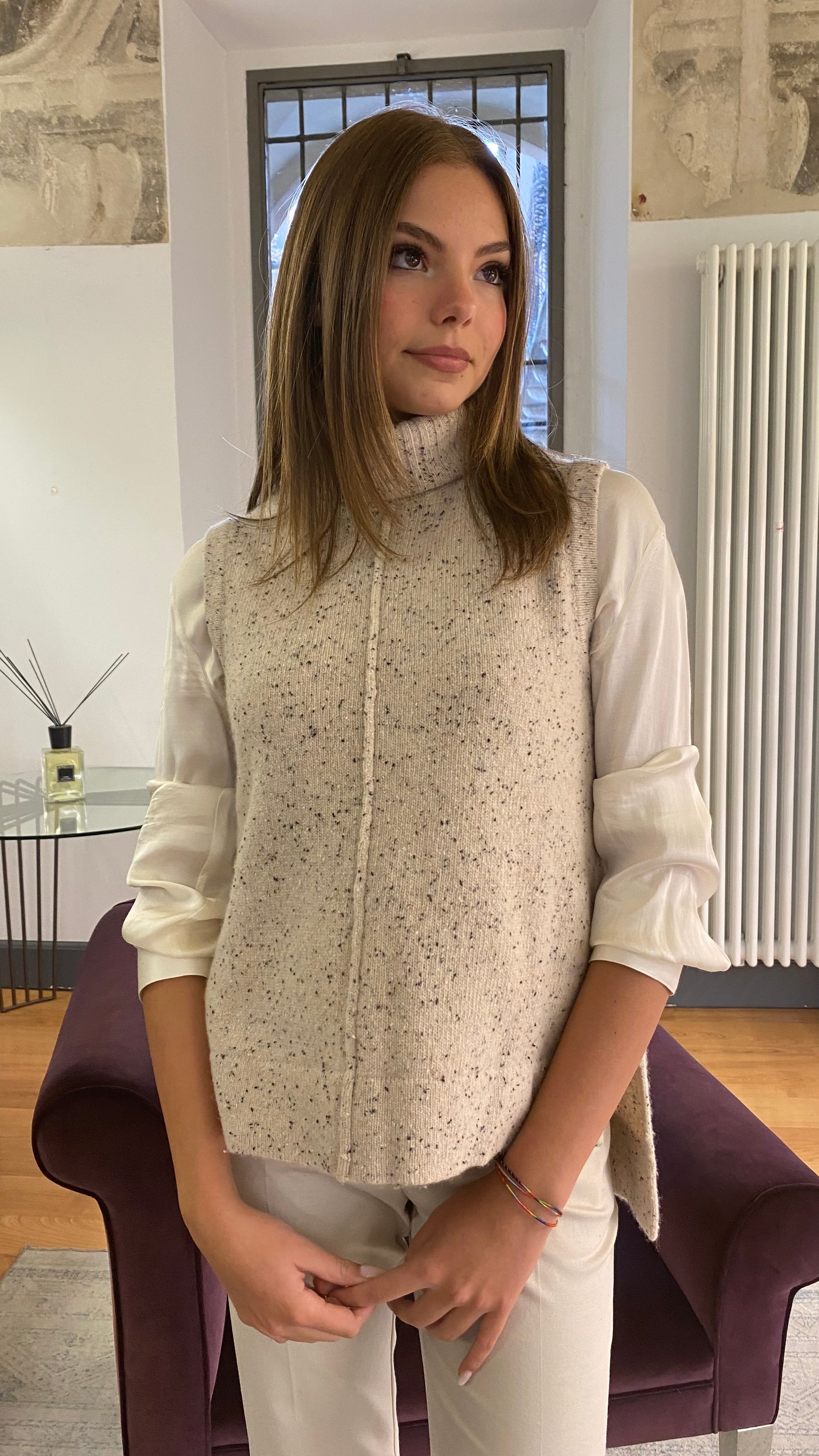 ALESSIA SANTI MAGLIA FIL-A-FIL
