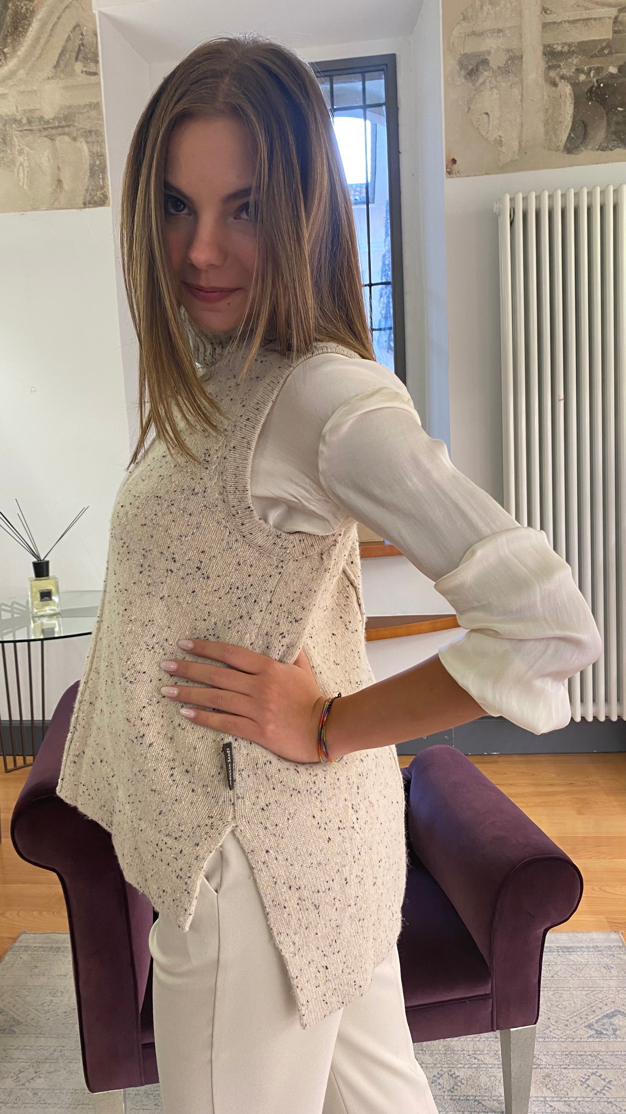 ALESSIA SANTI MAGLIA FIL-A-FIL