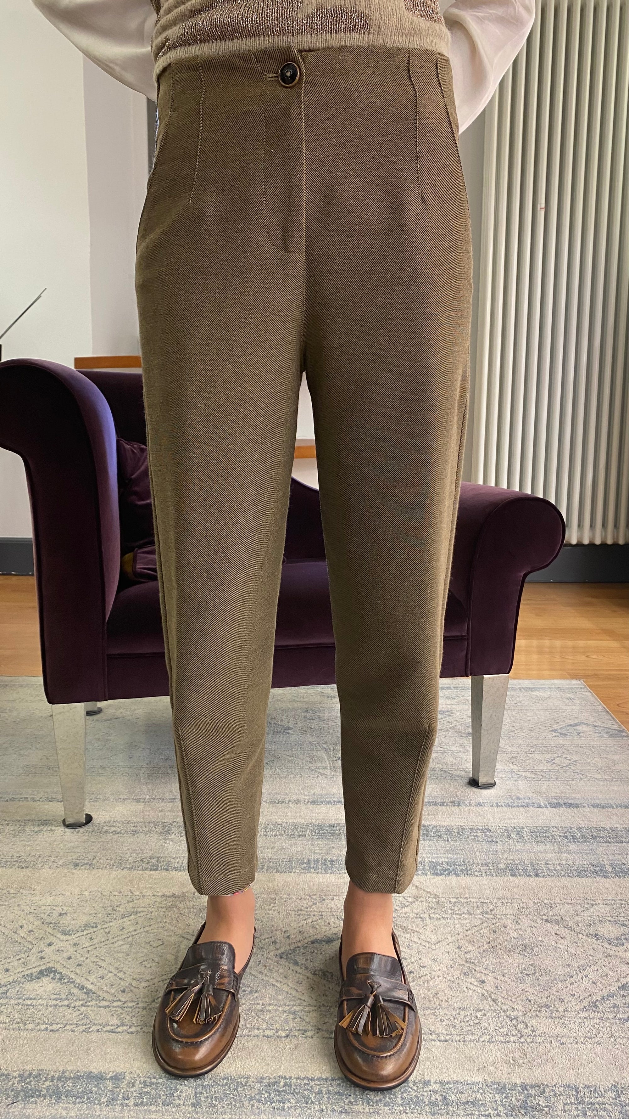 ALESSIA SANTI PANTALONI CARROT