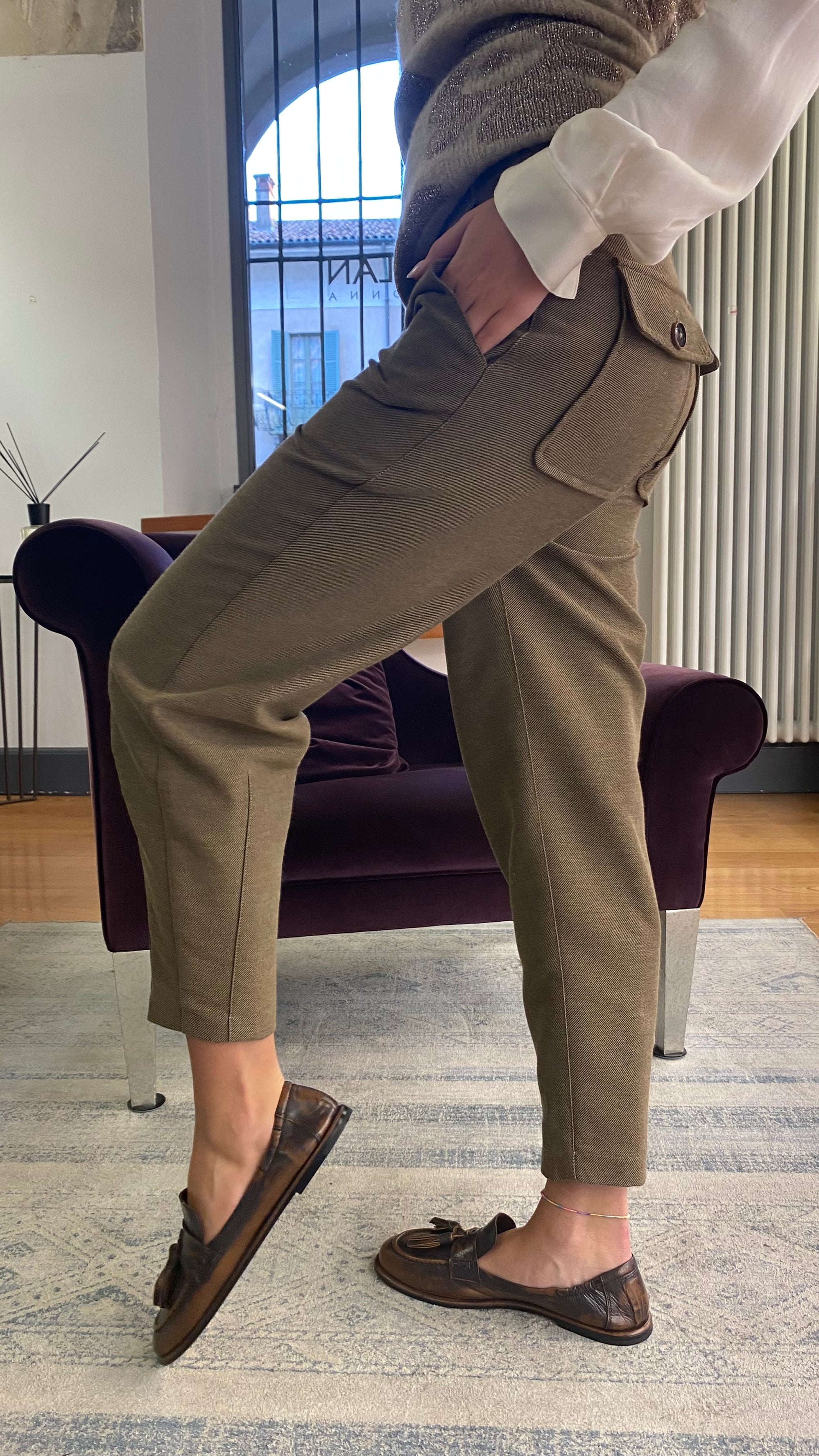 ALESSIA SANTI PANTALONI CARROT