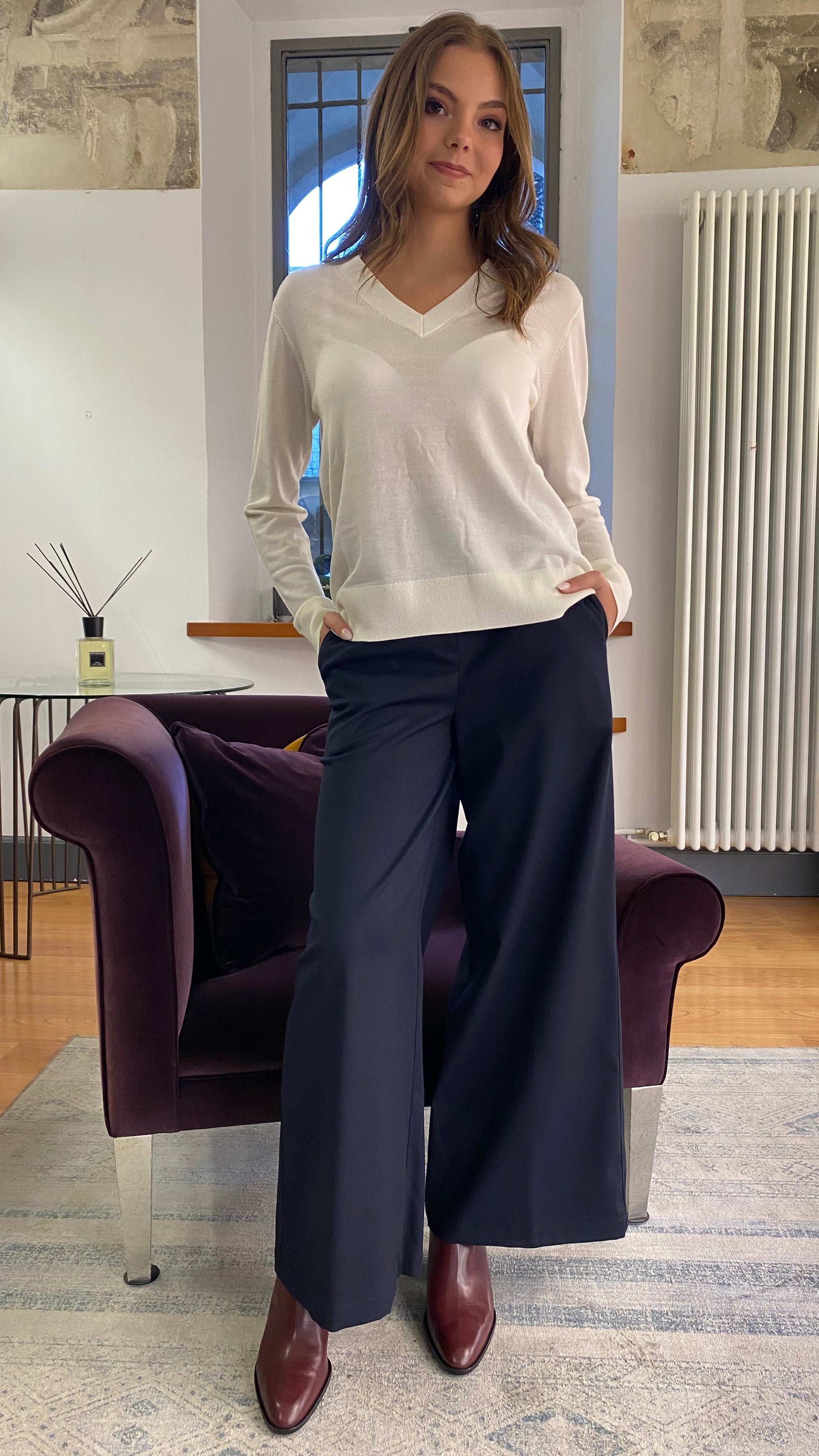 ALESSIA SANTI PANTALONI PALAZZO