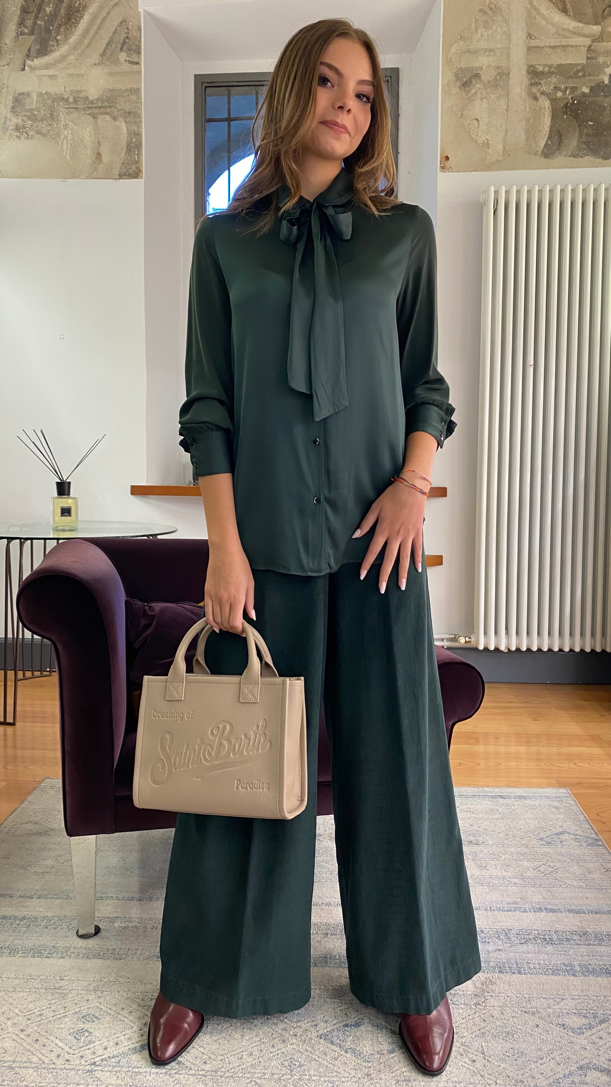 ALESSIA SANTI CAMICIA FIOCCO
