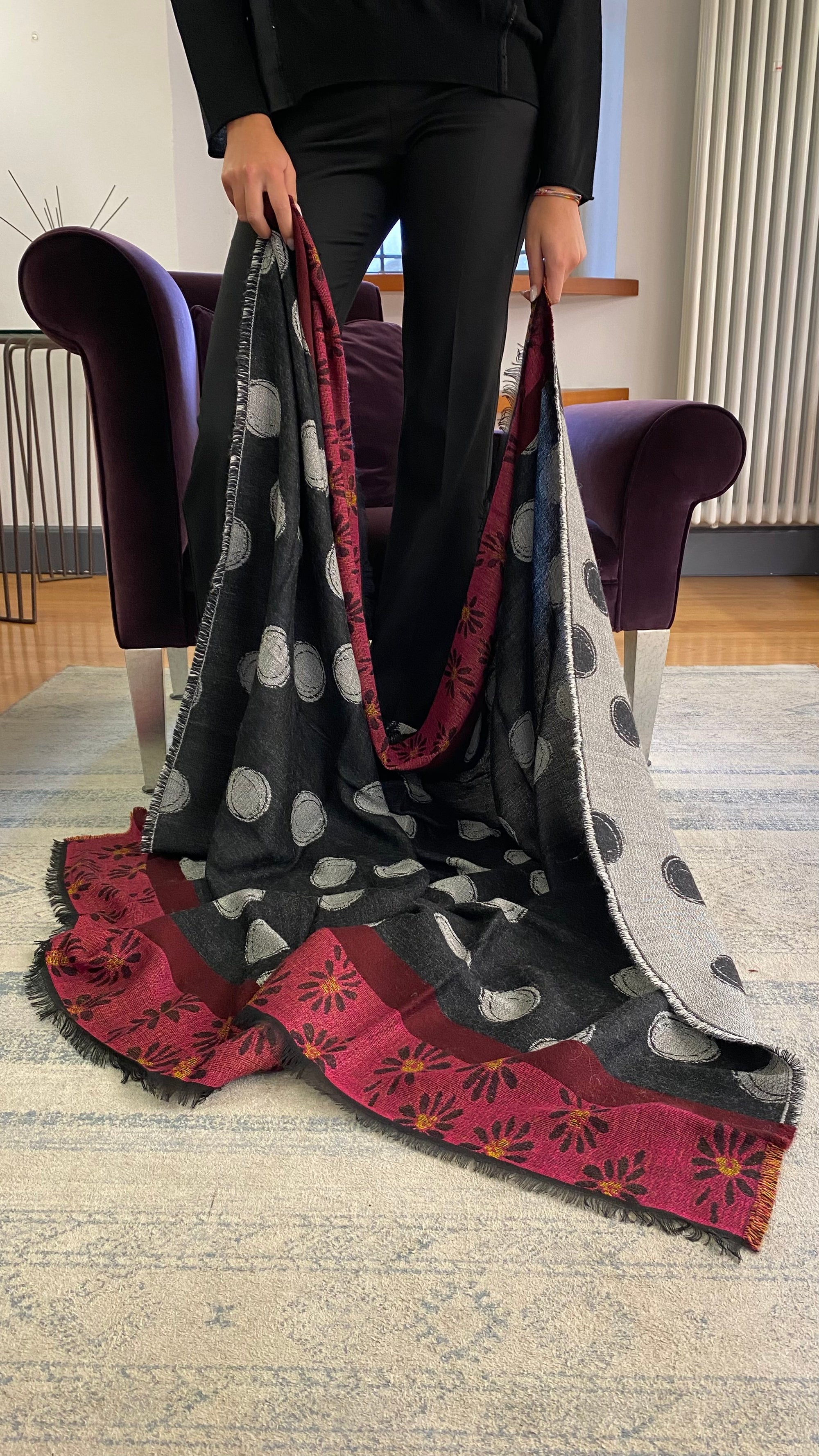 AI25 ALESSIA SANTI SCIARPA JACQUARD