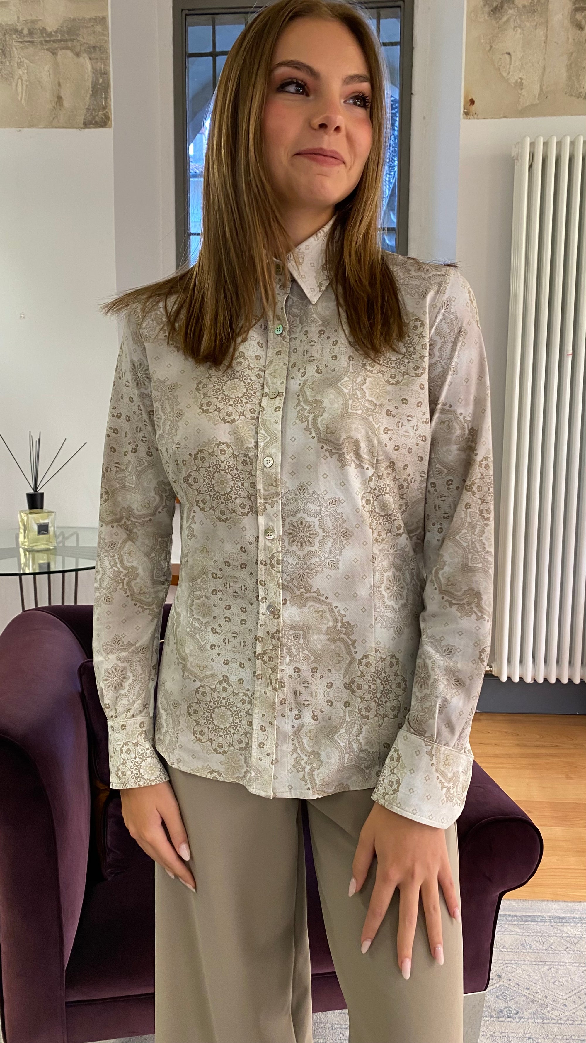 RRD CAMICIA SLIM FANTASIA