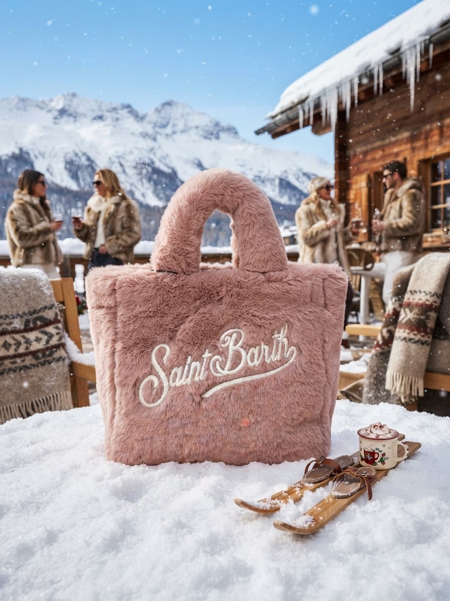 SAINT BARTH BAG VANITY MINI ECO VISONE