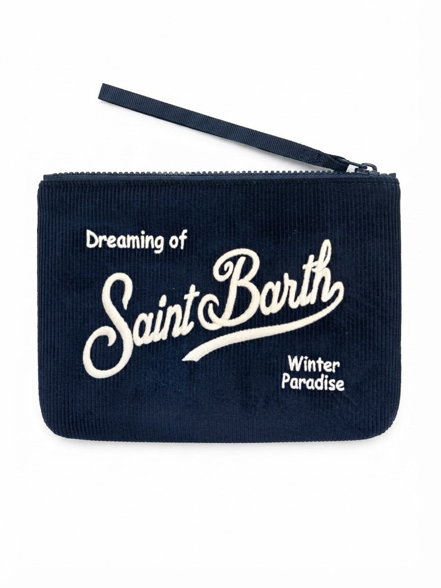 SAINT BARTH ALINE POCHETTE VELLUTO