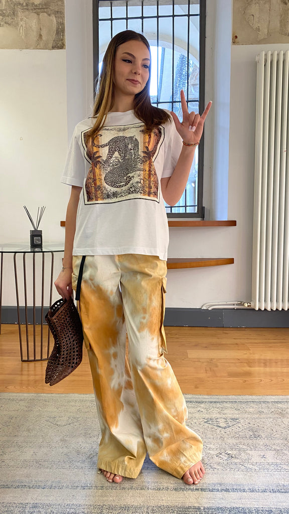 WHITE SAND PANTALONE CARGO