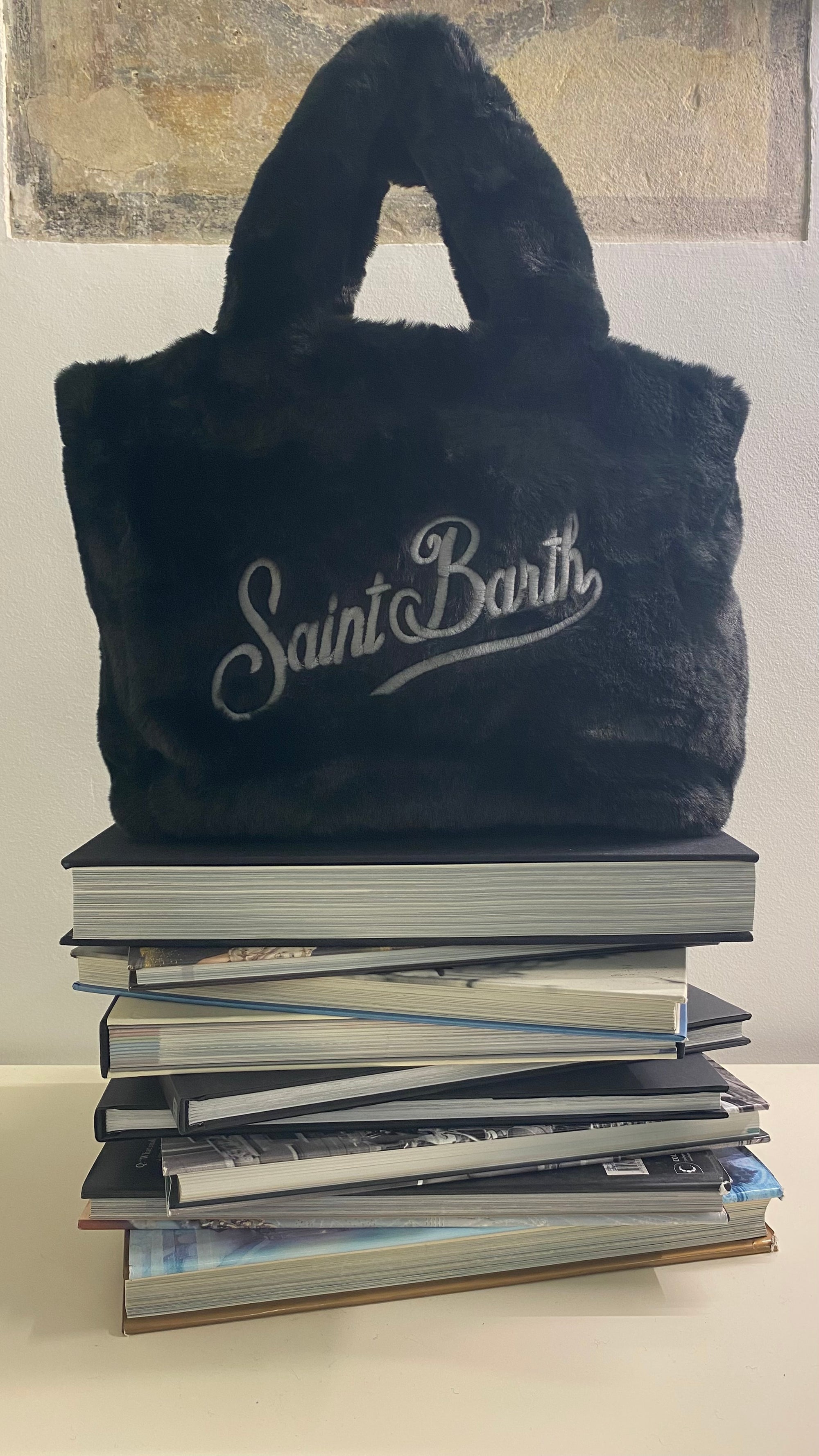 SAINT BARTH COLETTE BAG ECO PELLICCIA